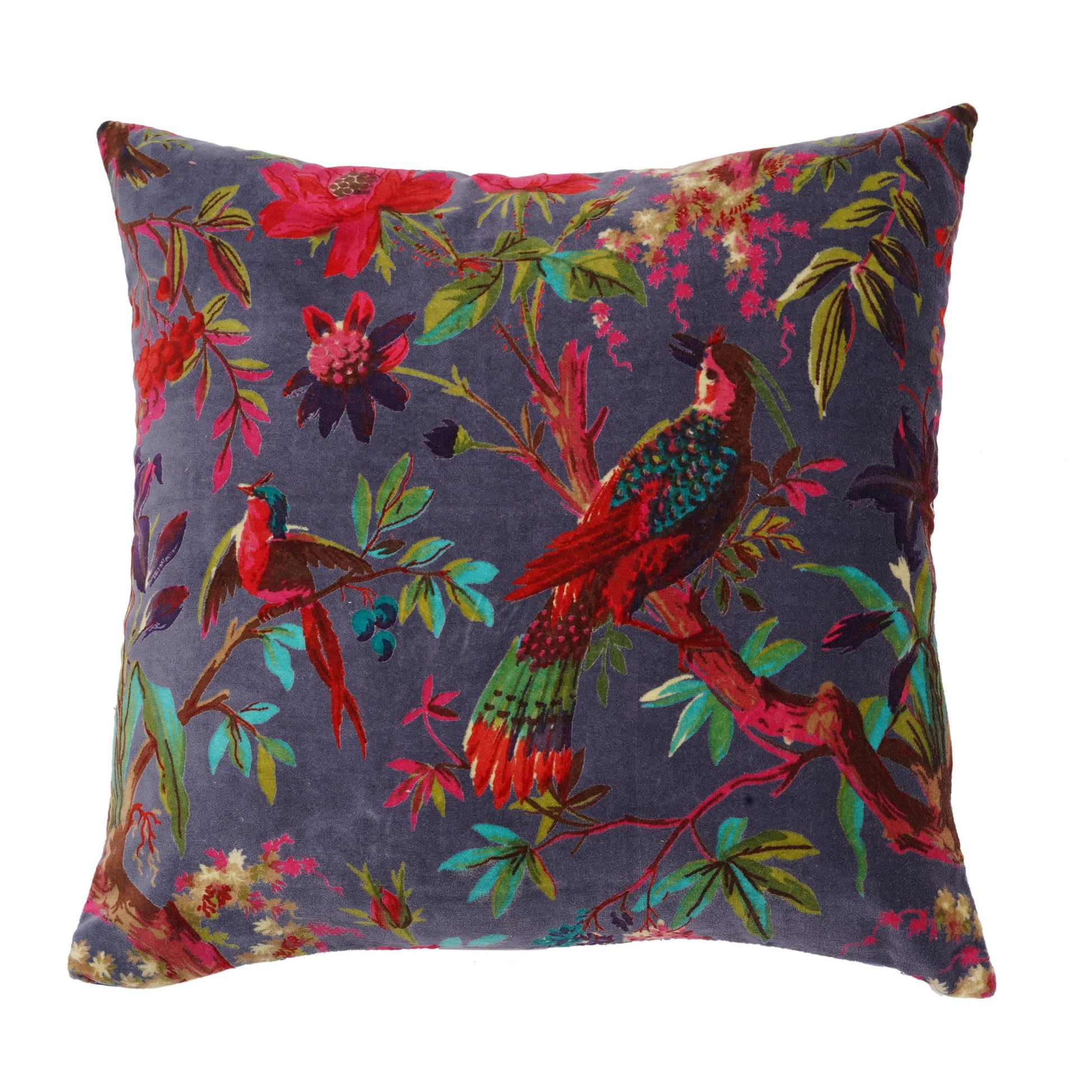 100% Cotton Velvet Cushion Cover - Aviva Getaway