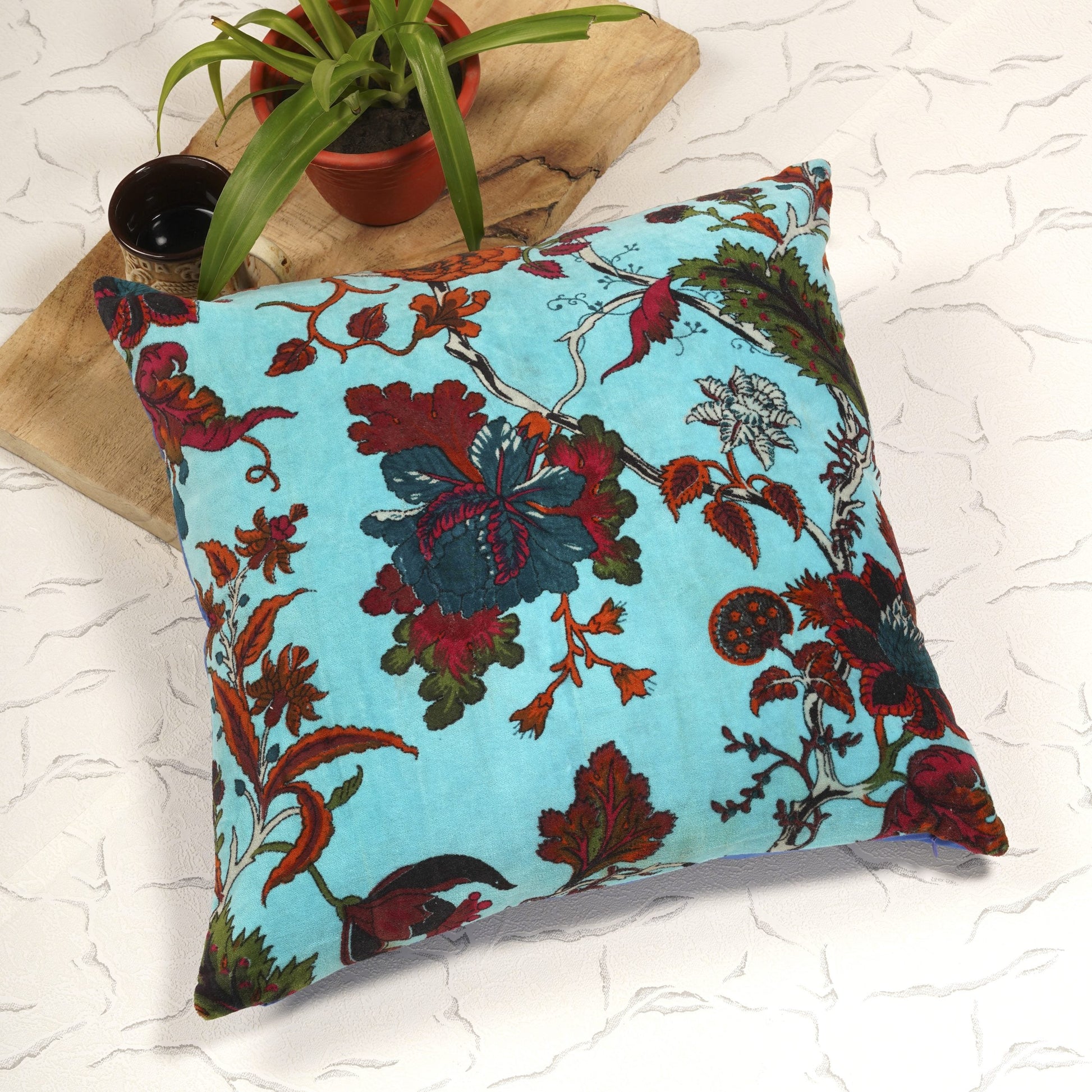100% Cotton Velvet Cushion Cover - Amaira Allure