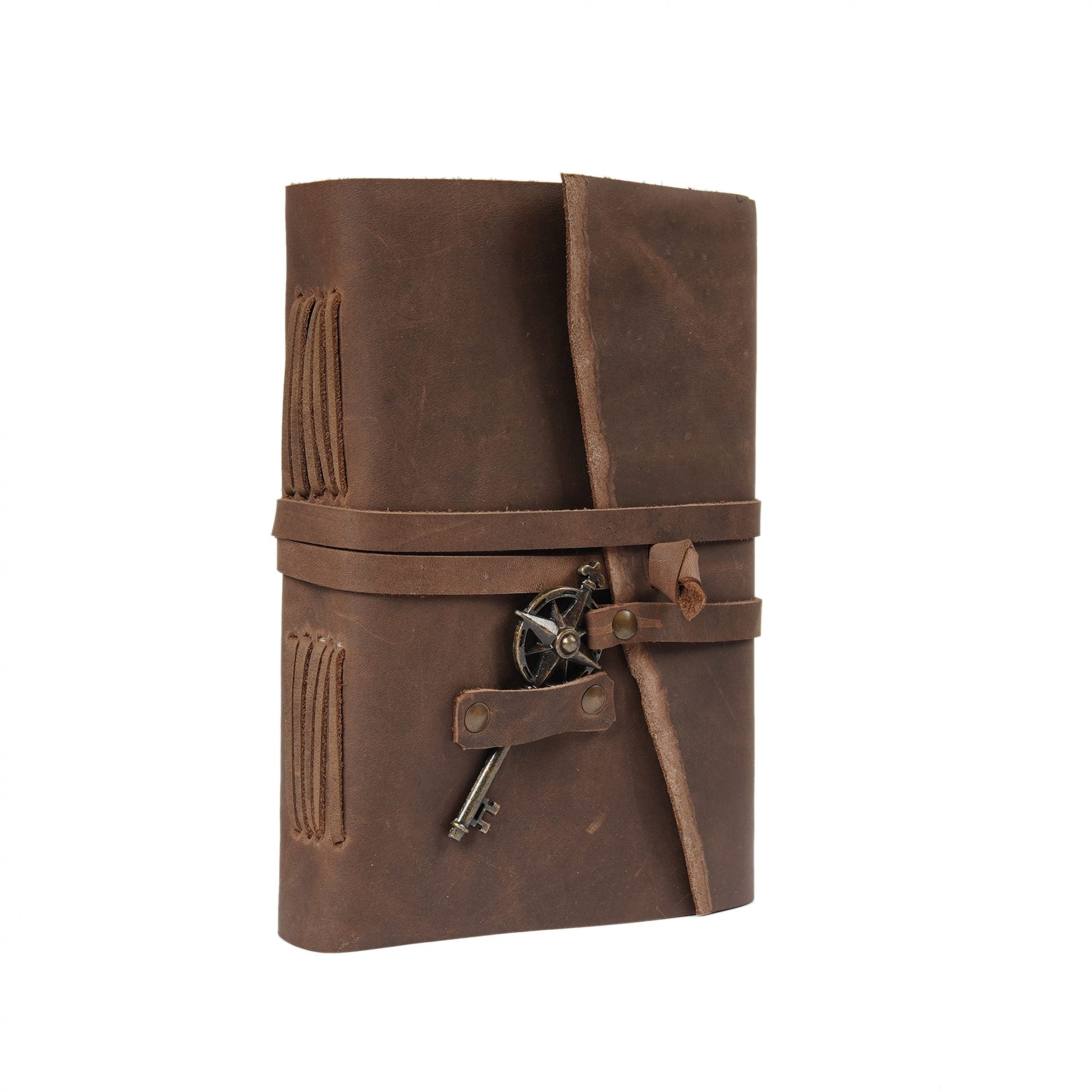 Vintage Leather Journal - Nomad's Key to Heaven
