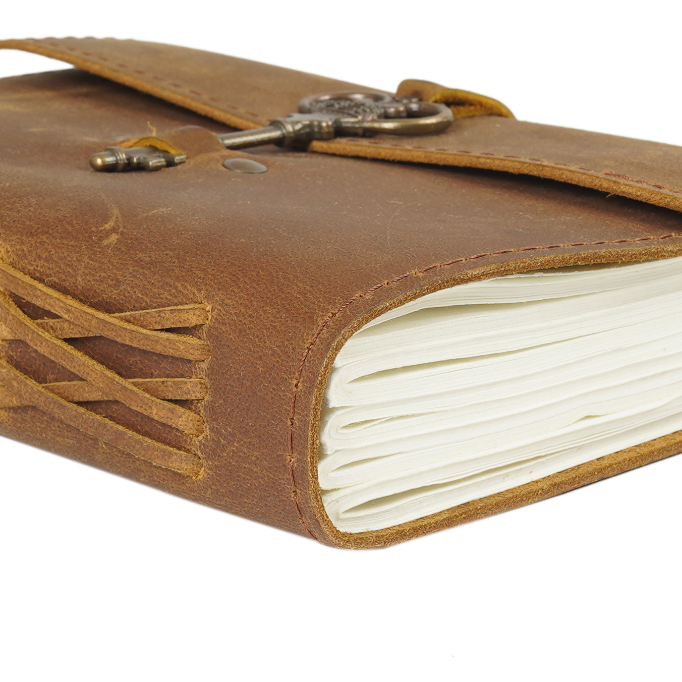 Vintage Leather Journal - Moonlight Serenade