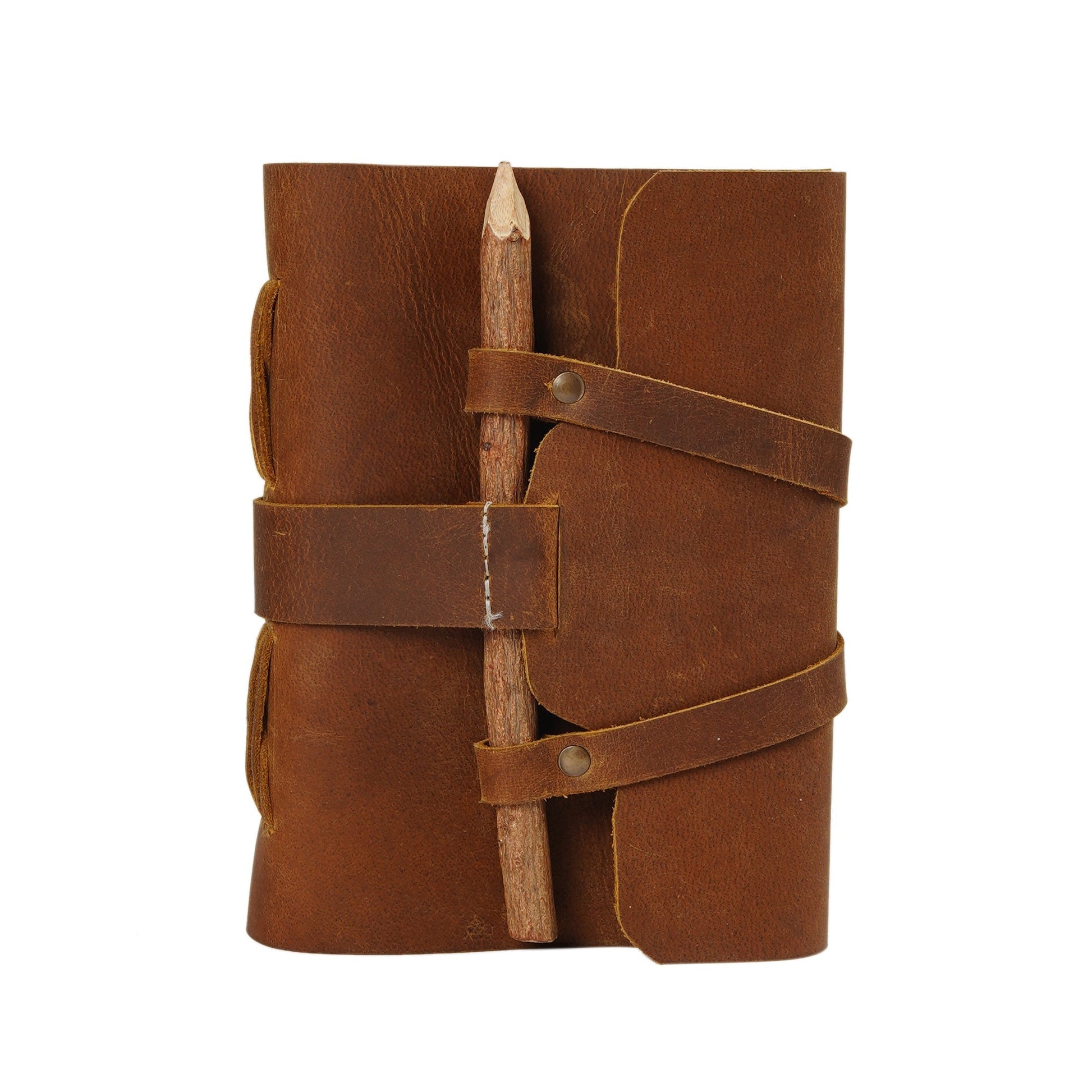 Vintage Leather Journal - Penning Down Heritage