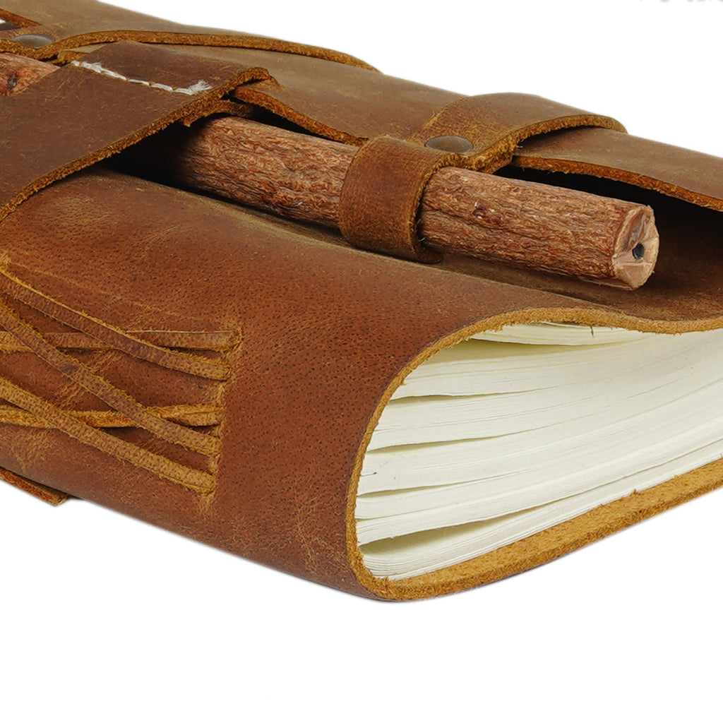 Vintage Leather Journal - Penning Down Heritage