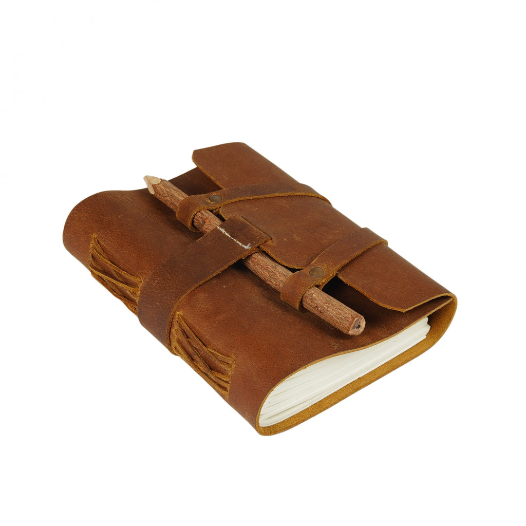 Vintage Leather Journal - Penning Down Heritage