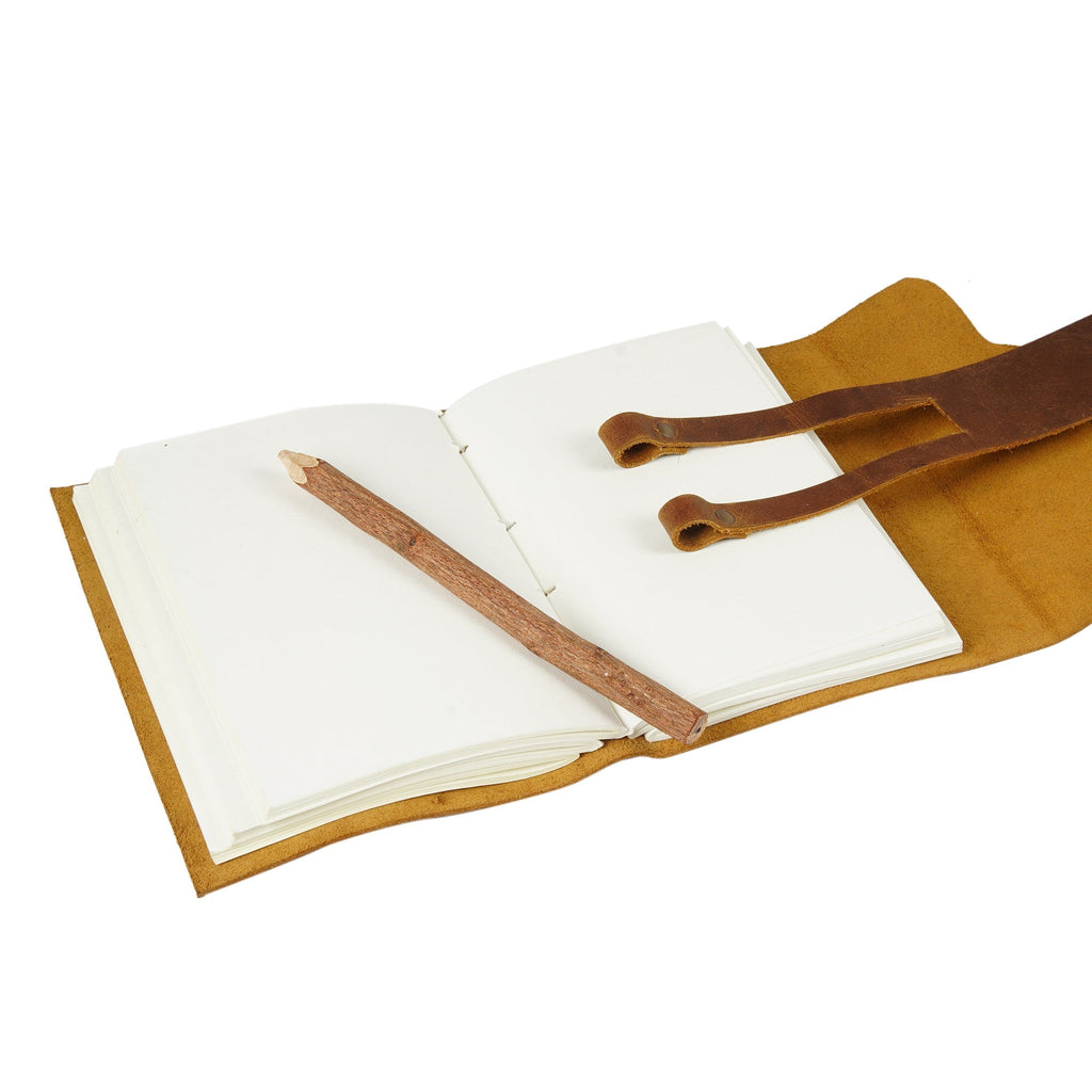 Vintage Leather Journal - Penning Down Heritage