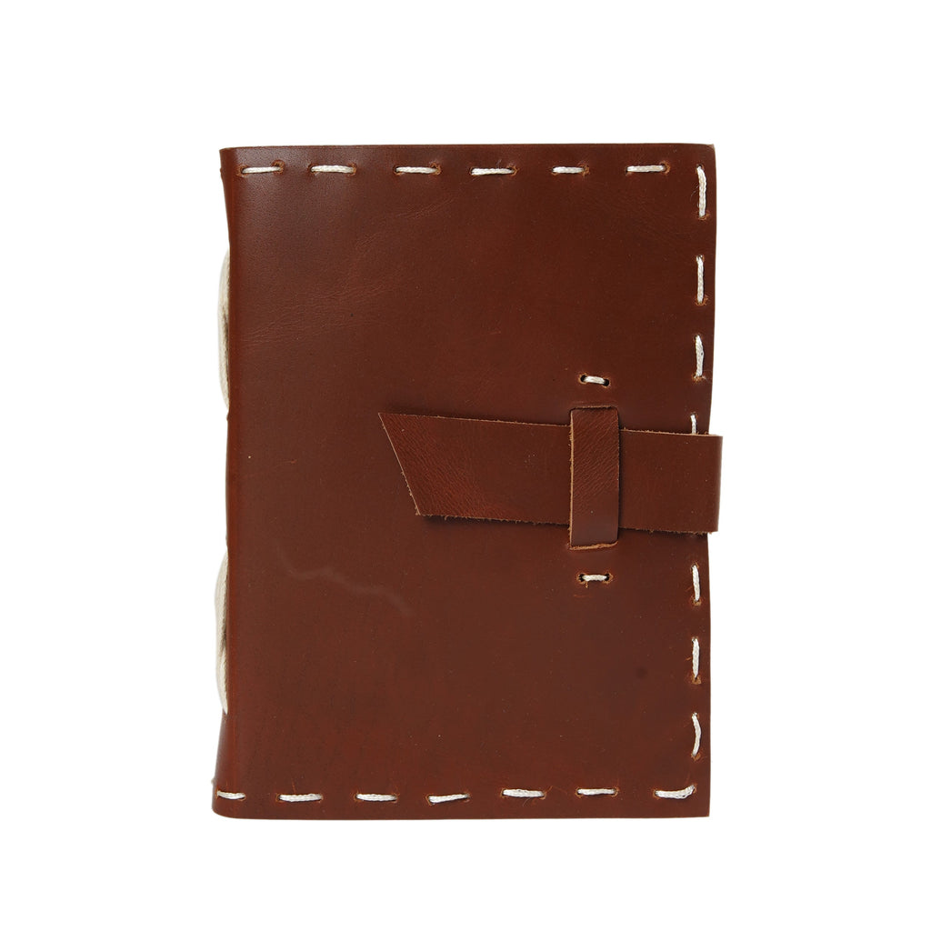 Vintage Leather Journal - Wanderlust Brown