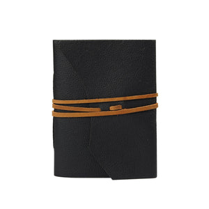 Vintage Leather Journal - Black Resistance