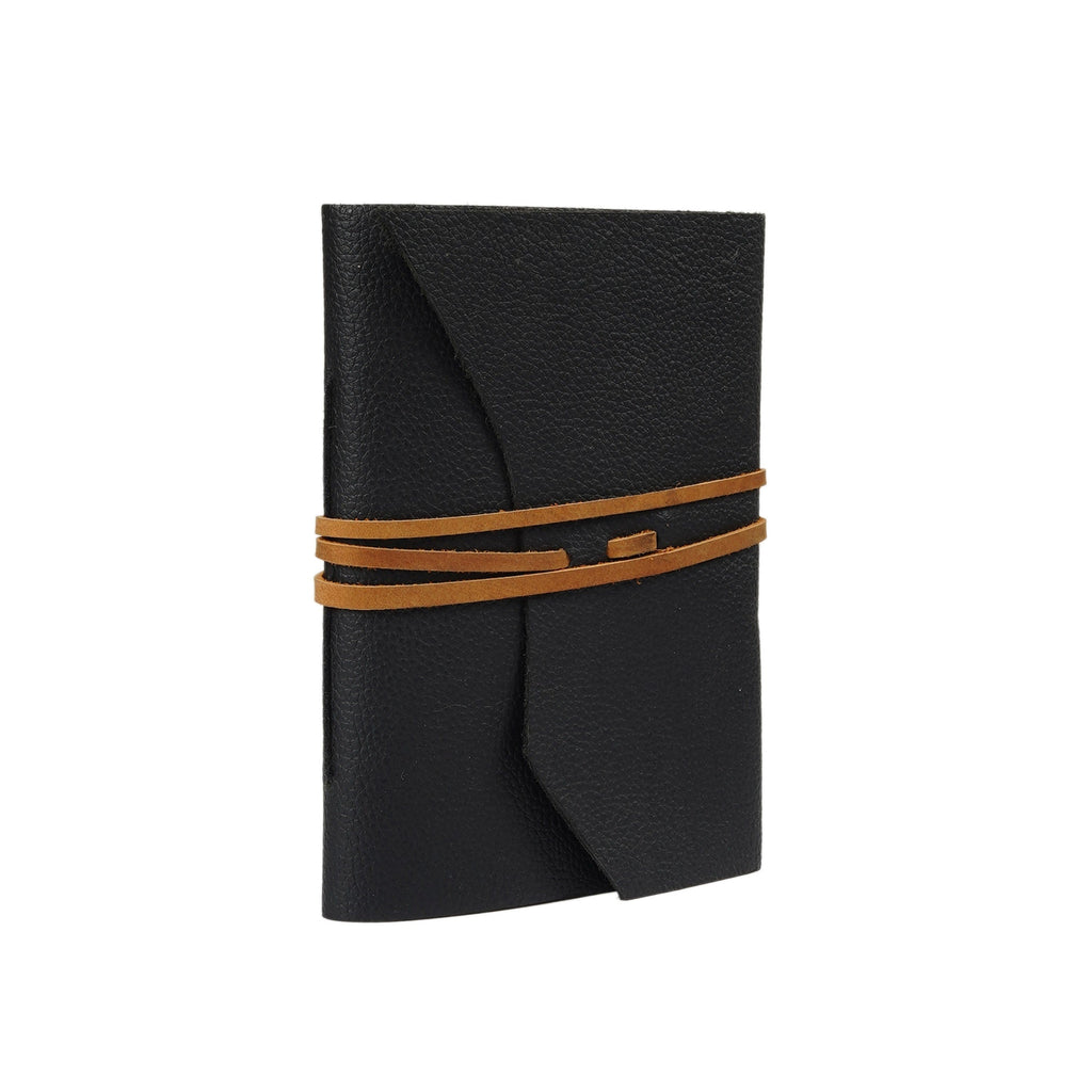 Vintage Leather Journal - Black Resistance