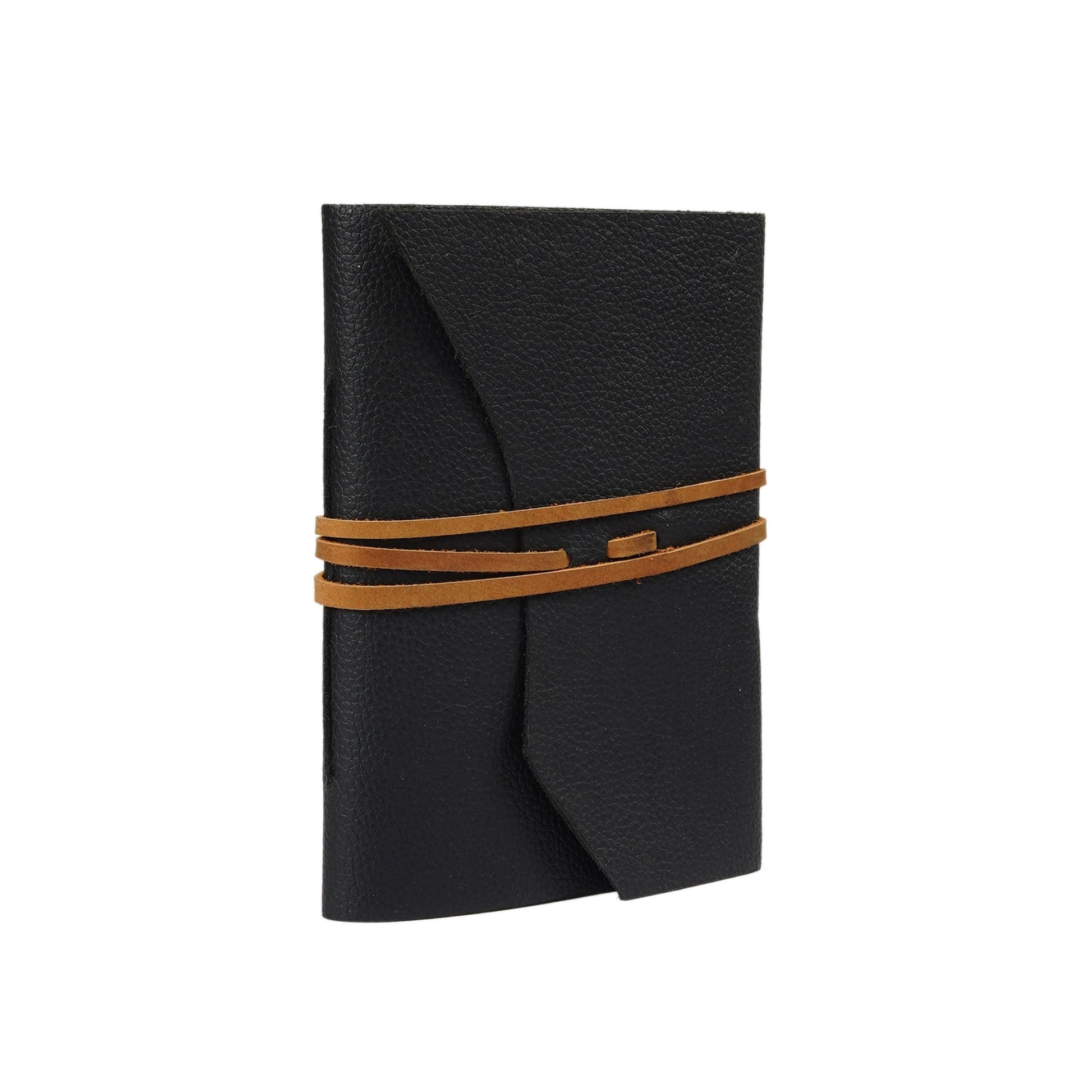Vintage Leather Journal - Black Resistance