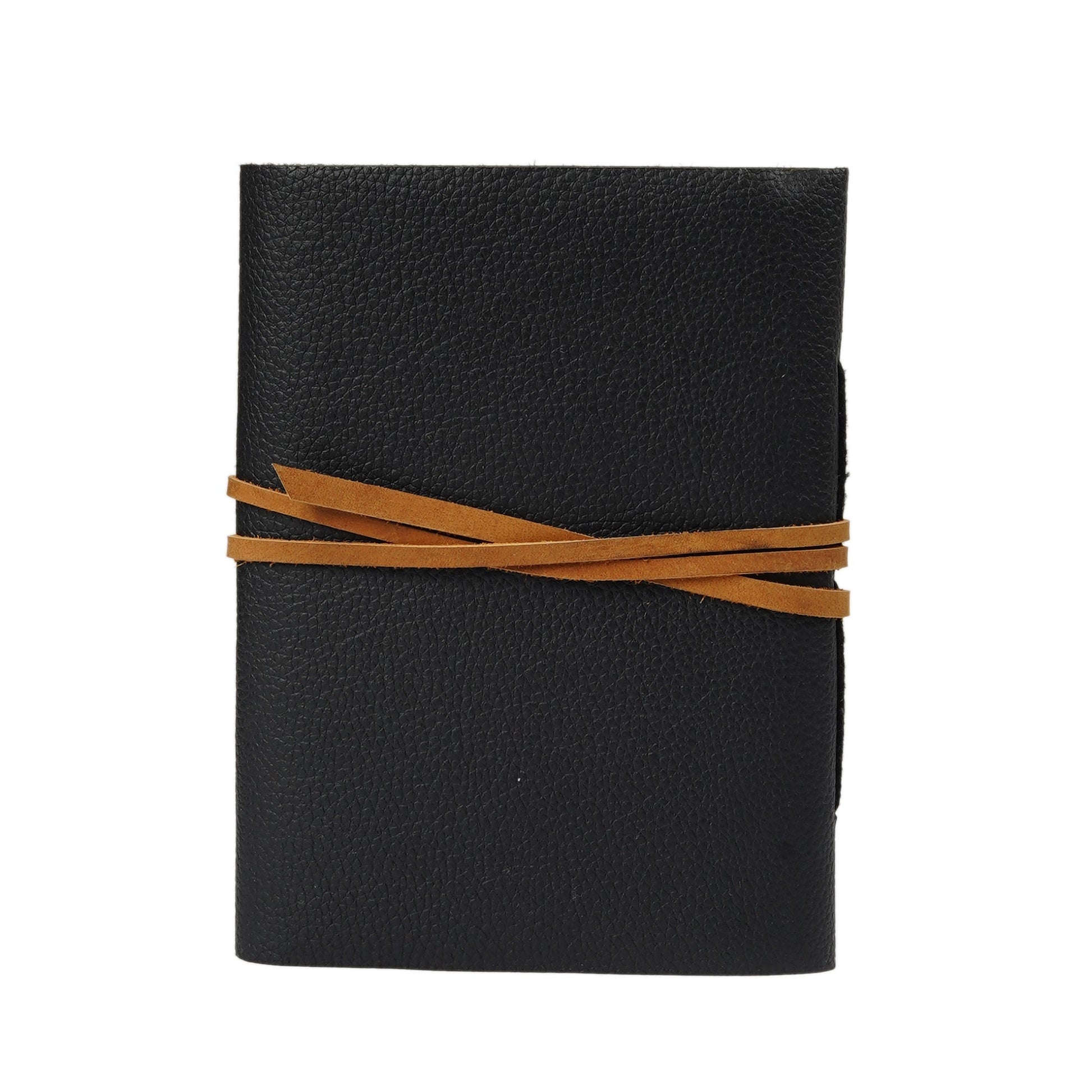 Vintage Leather Journal - Black Resistance
