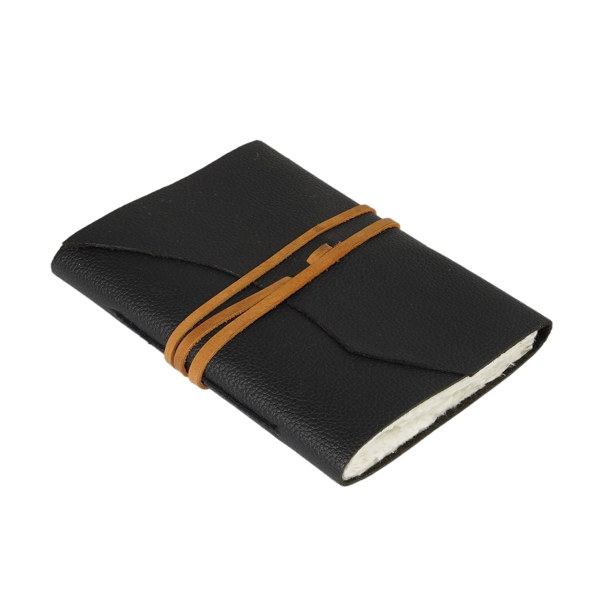 Vintage Leather Journal - Black Resistance