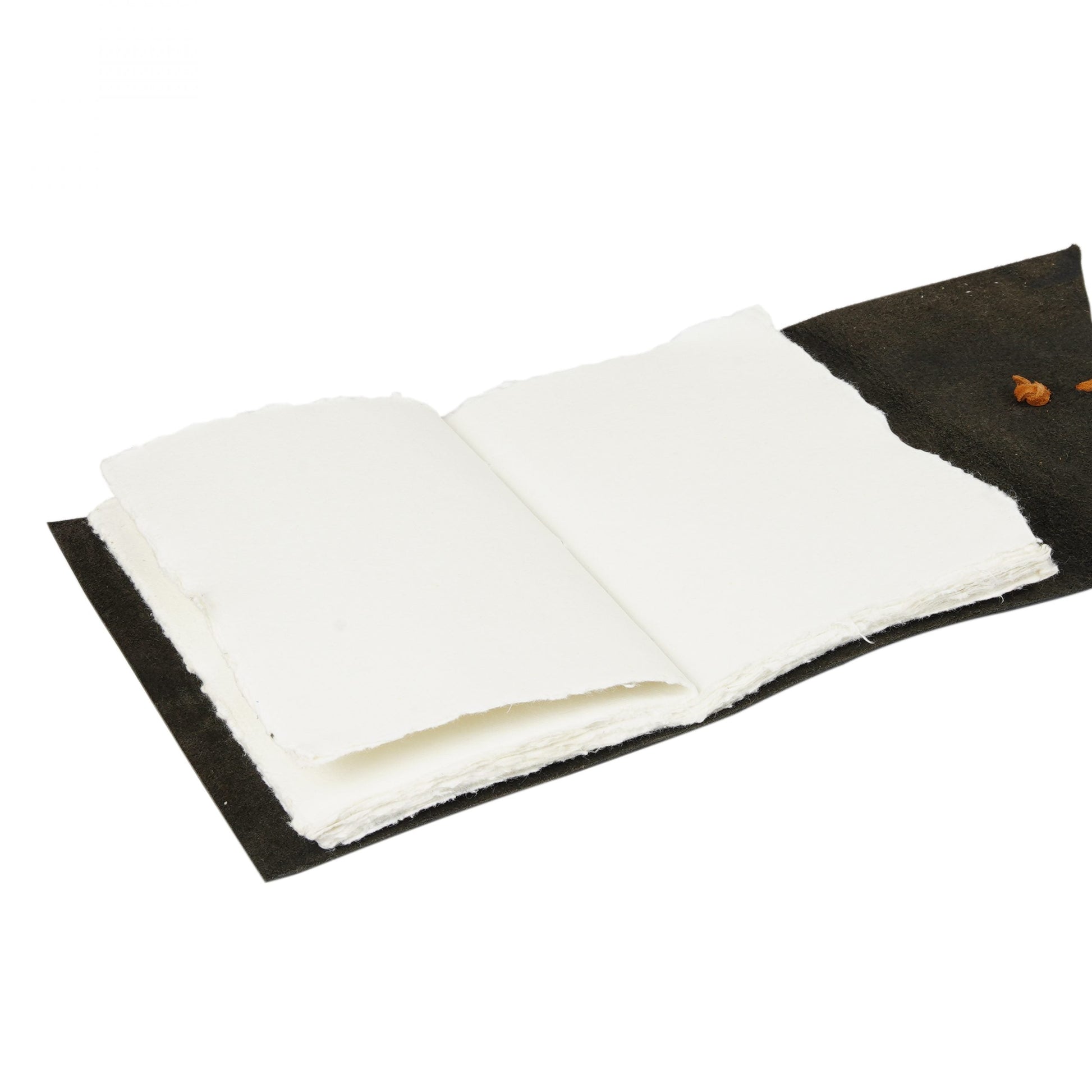 Vintage Leather Journal - Black Resistance