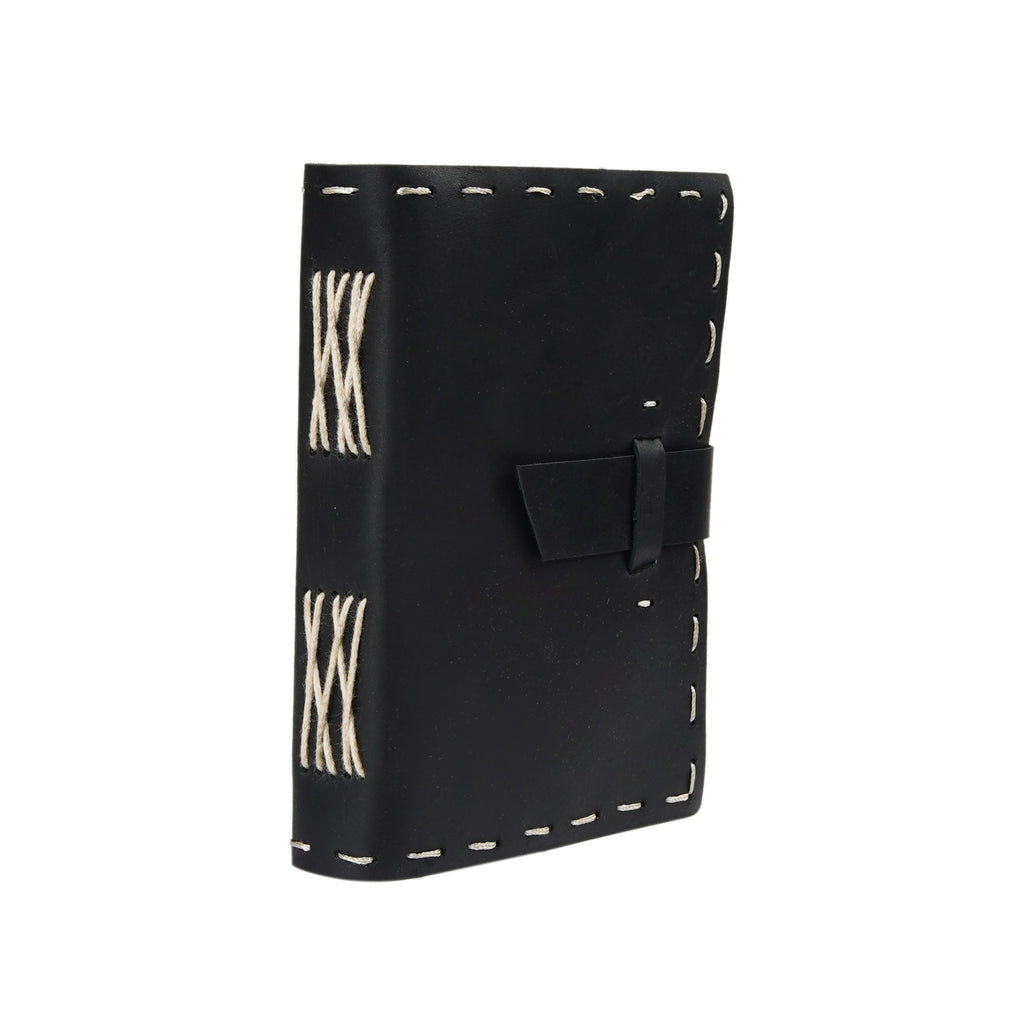 Vintage Leather Journal - Dots On Wanderlust Journal