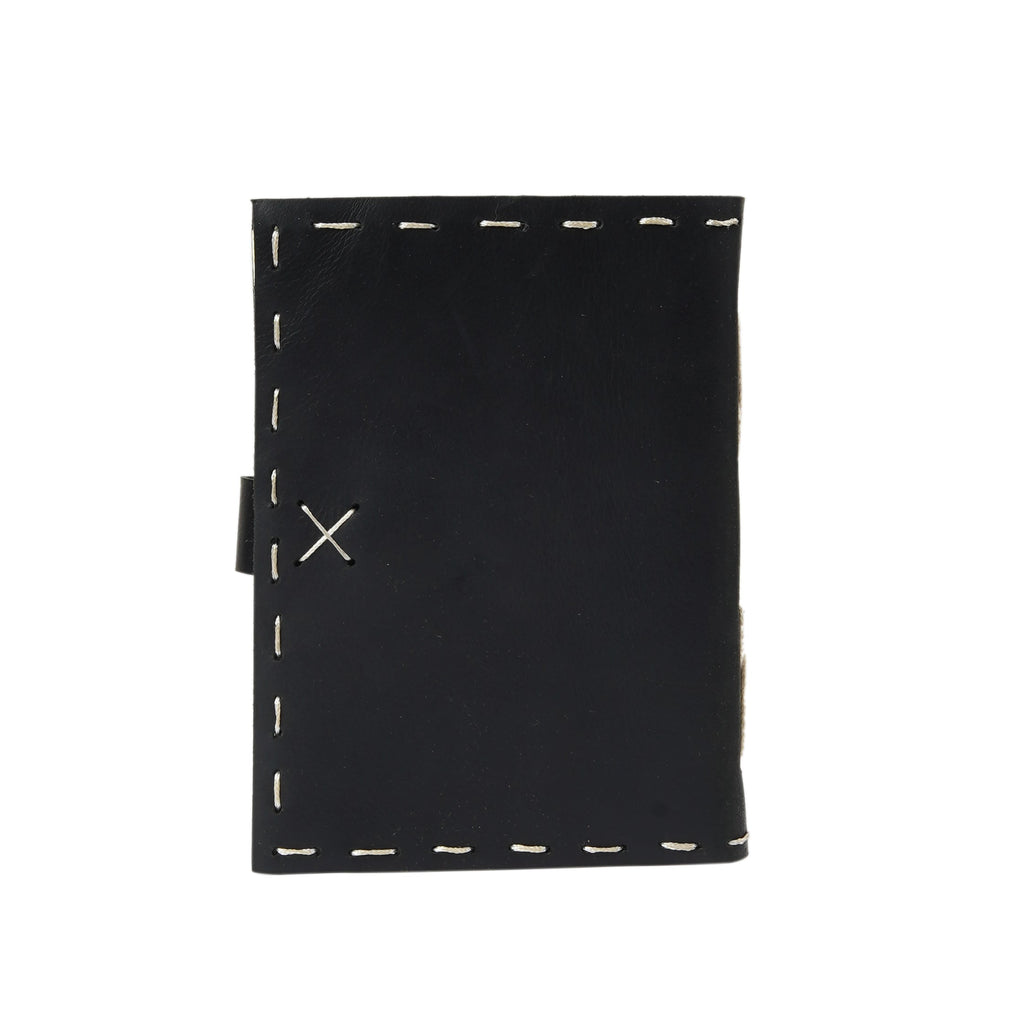 Vintage Leather Journal - Dots On Wanderlust Journal