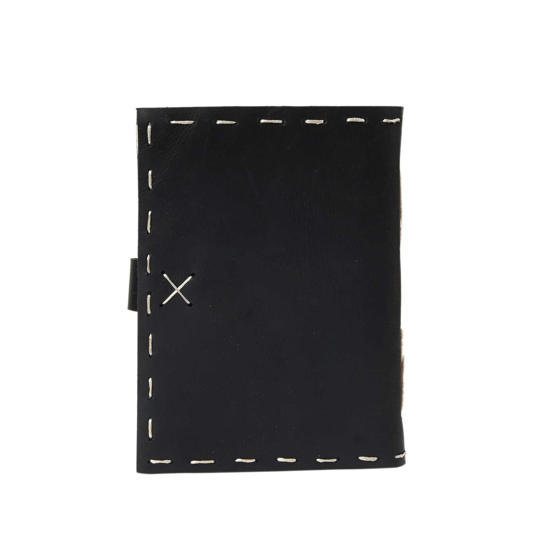 Vintage Leather Journal - Dots On Wanderlust Journal