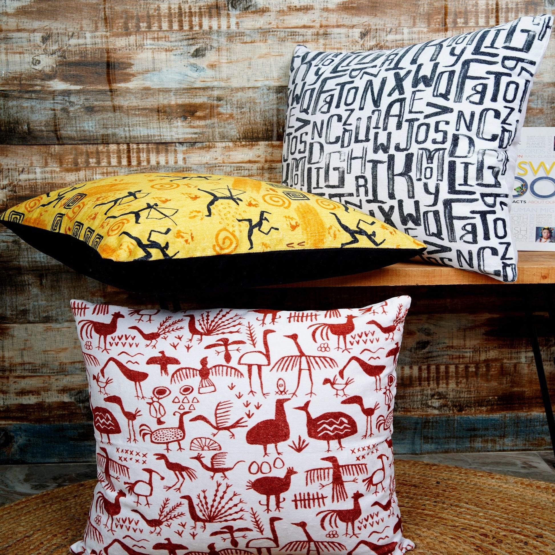 100% Cotton Velvet Cushion Cover - Safari Seeker