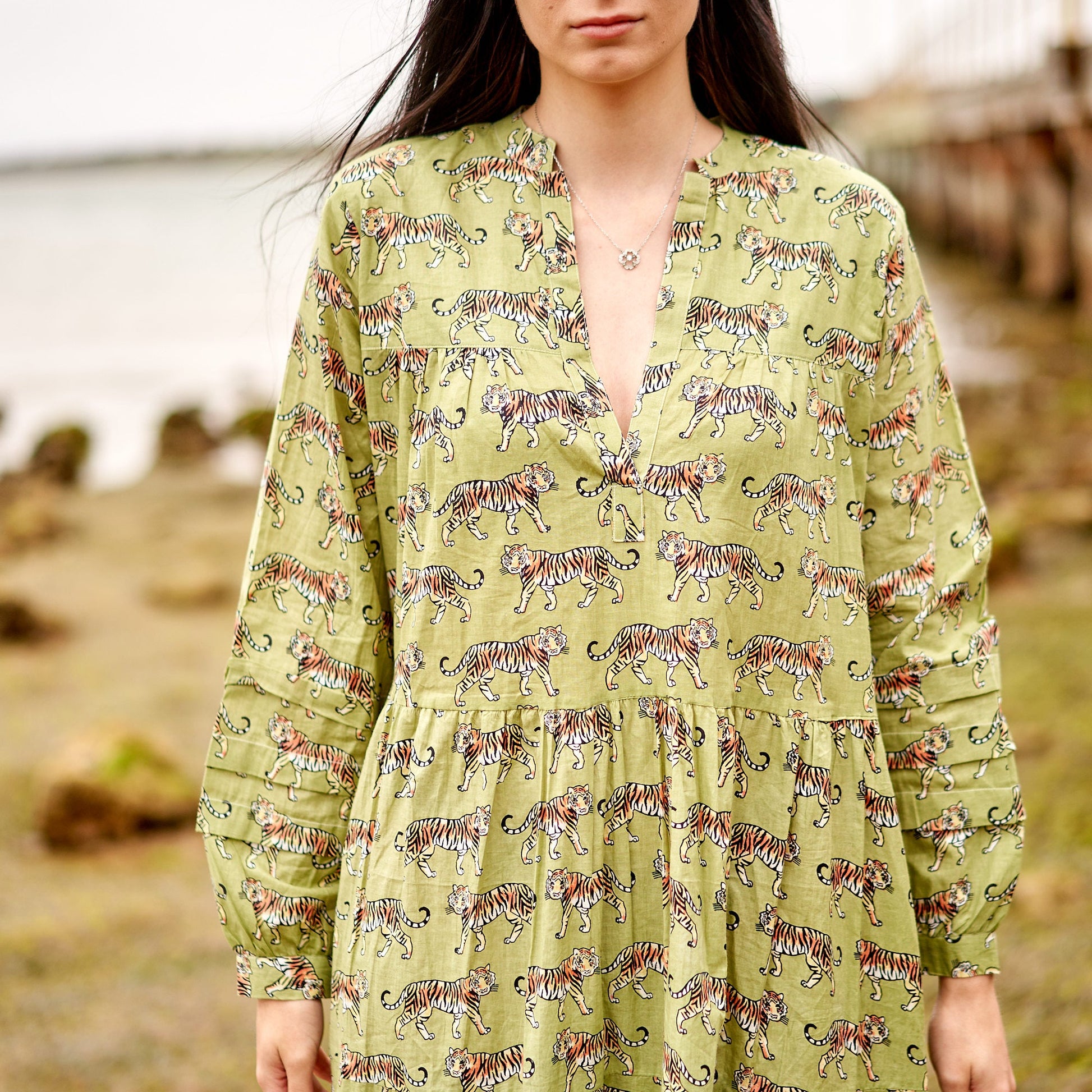 'Wild & Free' 100% Cotton Maxi Dress