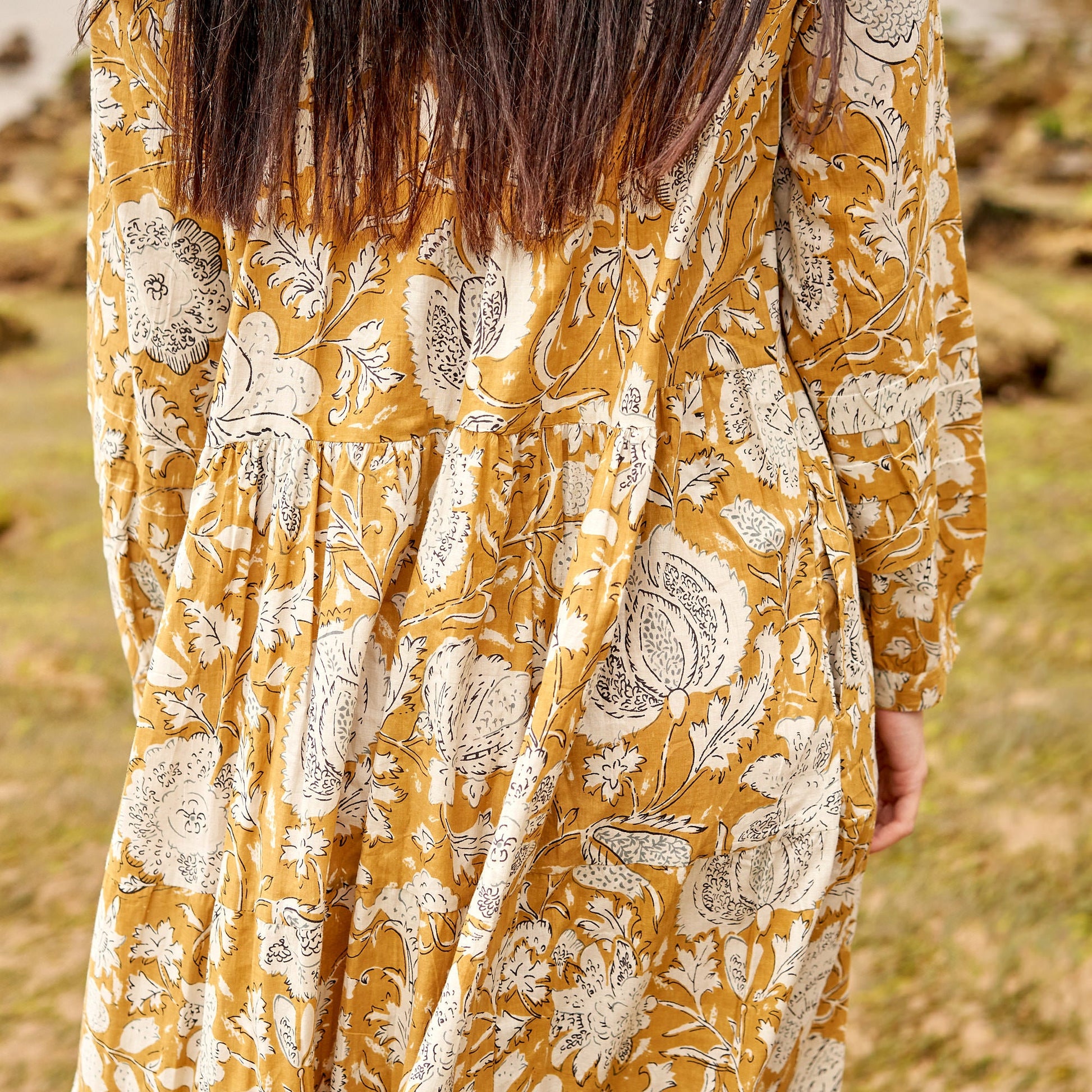 100% Cotton Maxi Dress - Kiara
