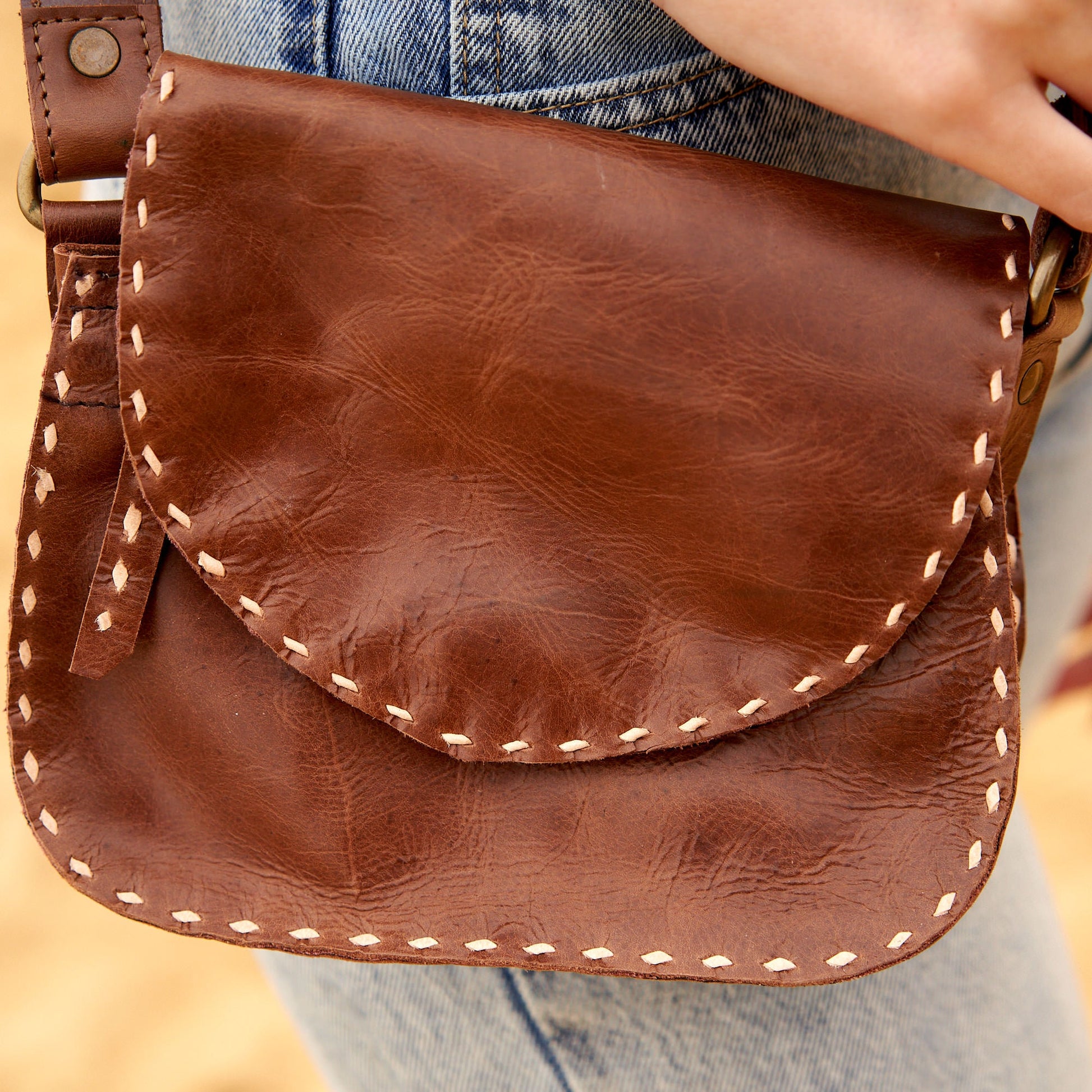 Travel Versatile Leather Bag - Crossbody Shoulder Satchel