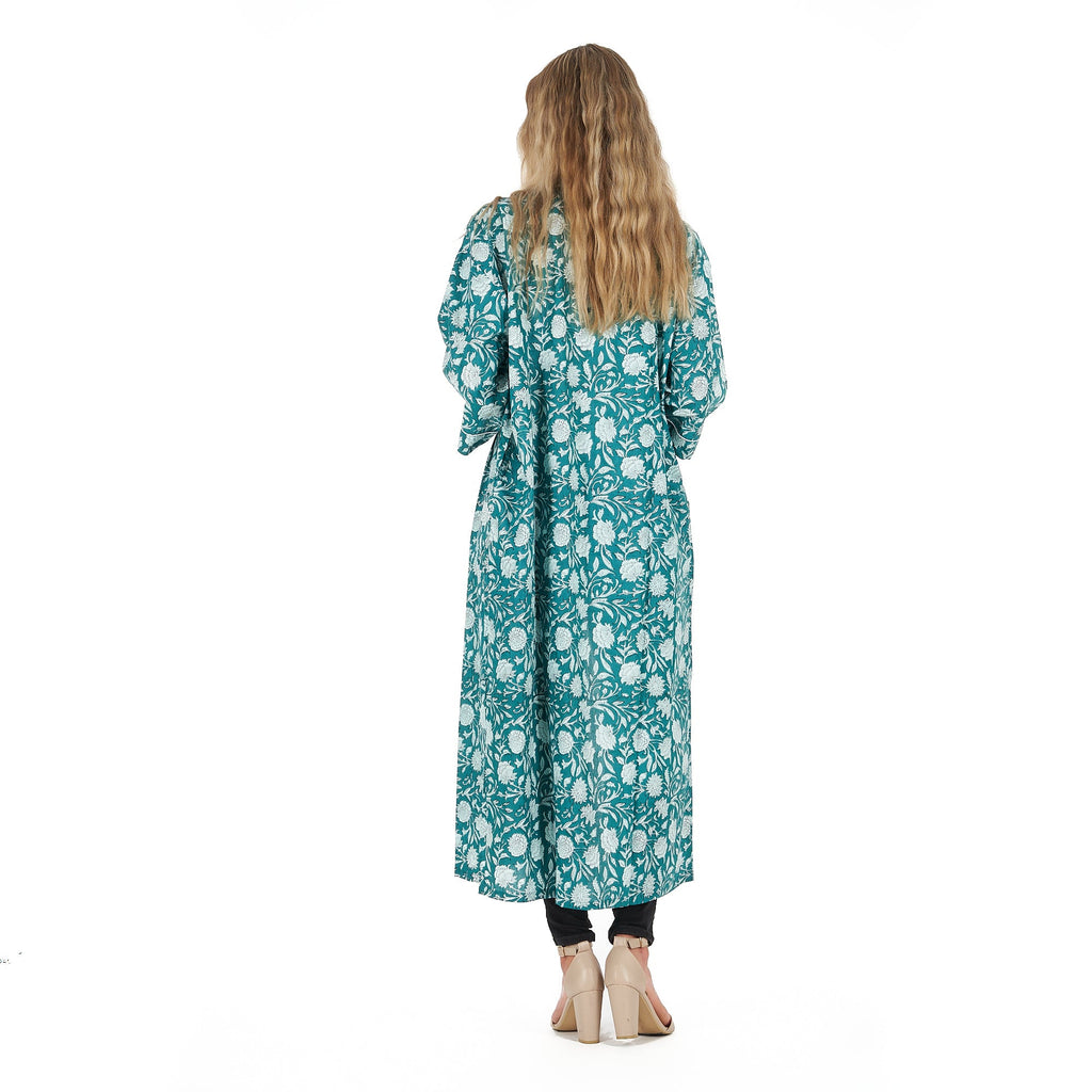 'Mellow Moments' 100% Cotton Kimono Robe