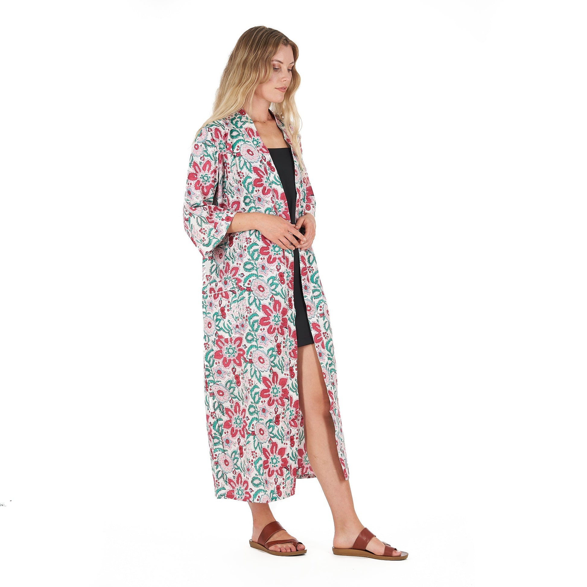 'Cozy Couture' 100% Cotton Kimono Robe