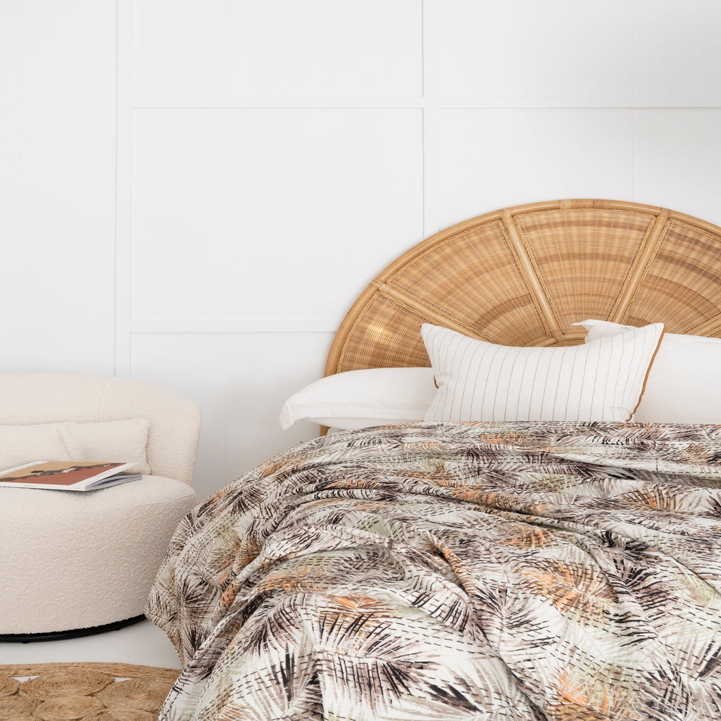 Linen Connections Indian Kantha Quilt - Tree Story