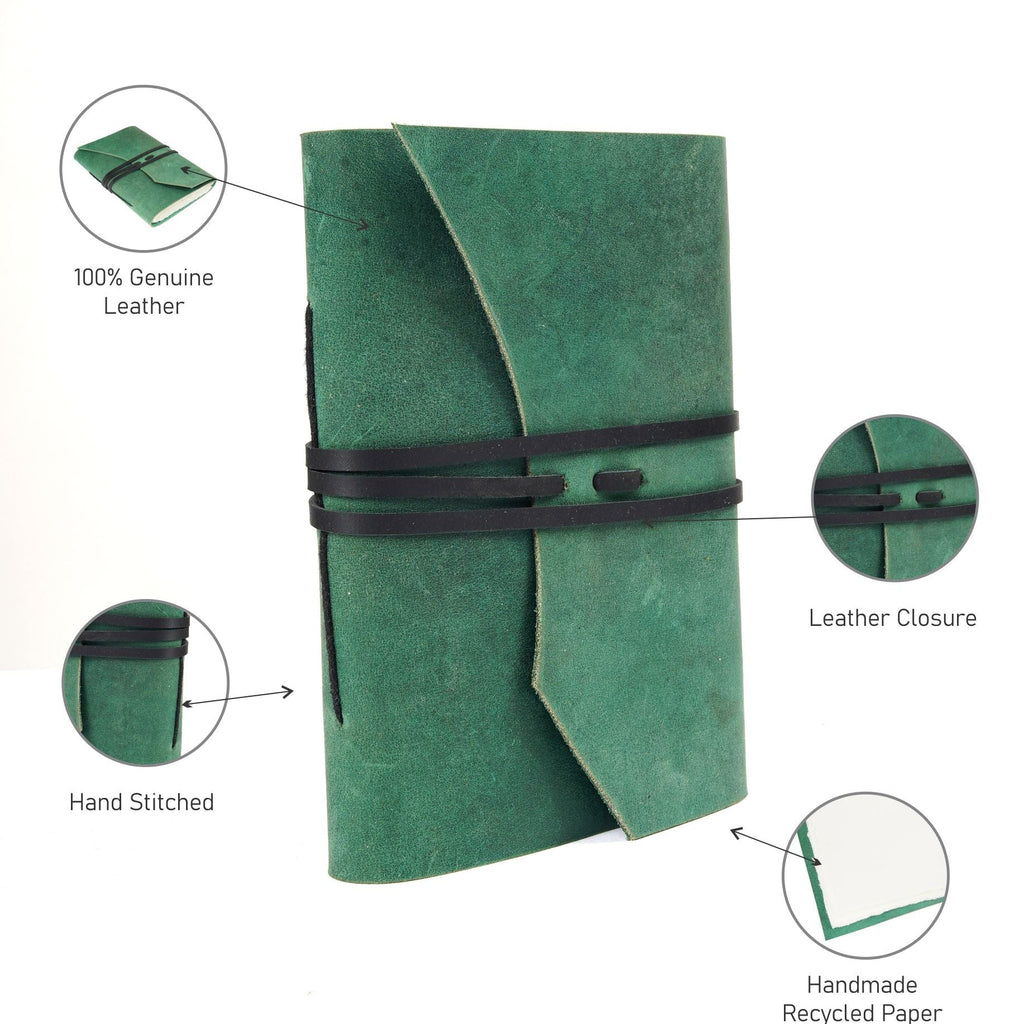Vintage Leather Journal - Mystic Enigma