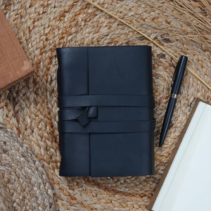 Vintage Leather Journal - Recycled Heritage Charm