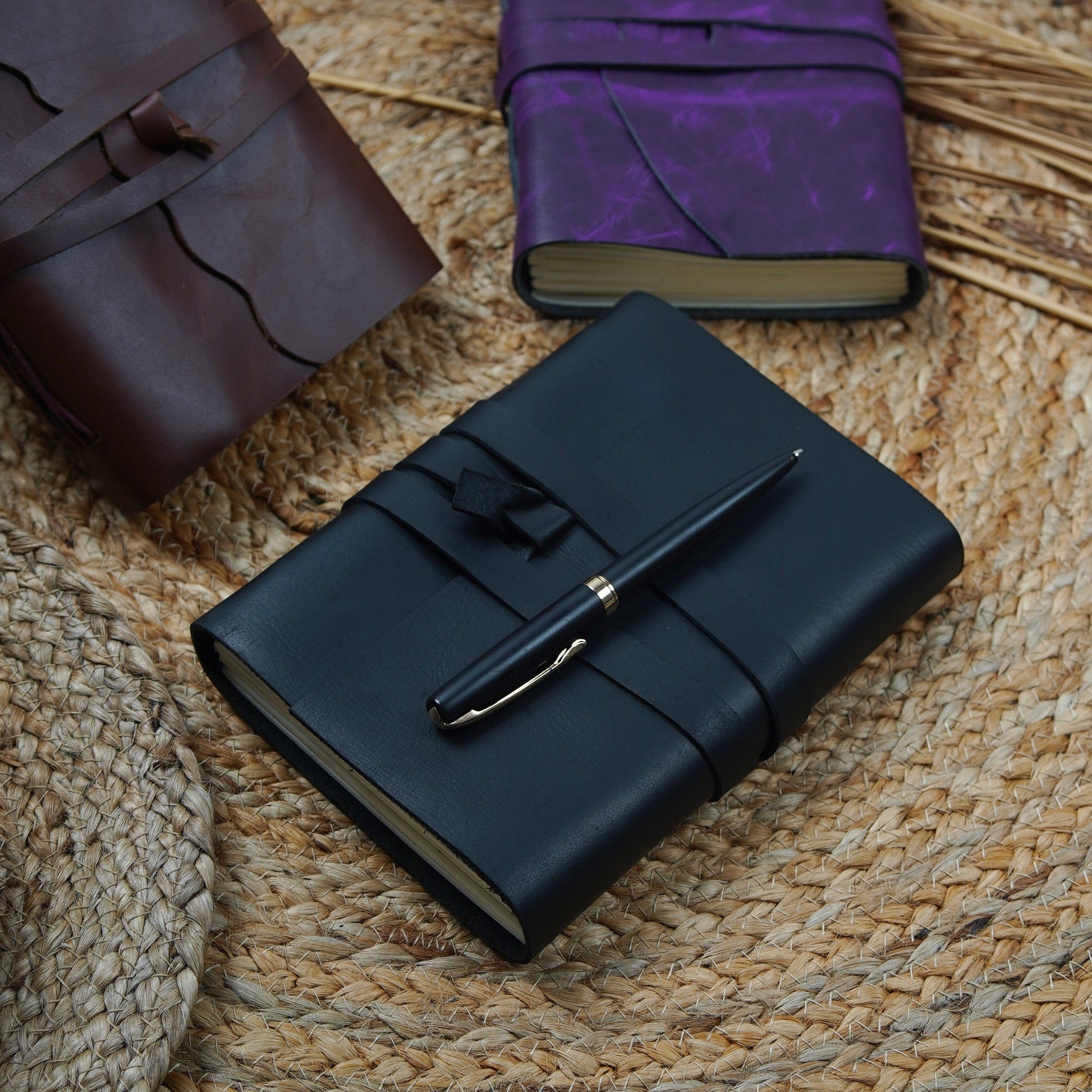 Vintage Leather Journal - Recycled Heritage Charm