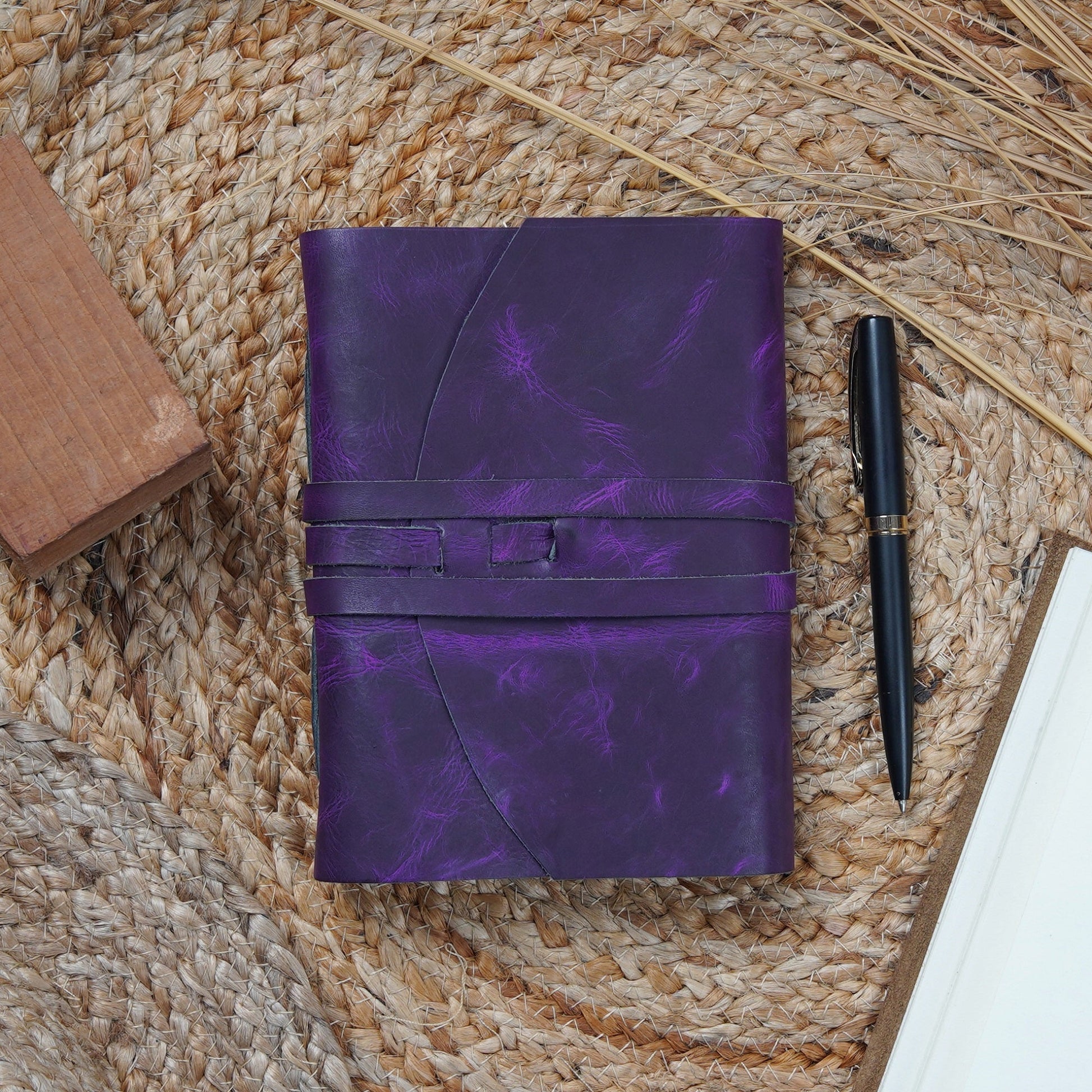 Vintage Leather Journal -  Renaissance Leather Memoir