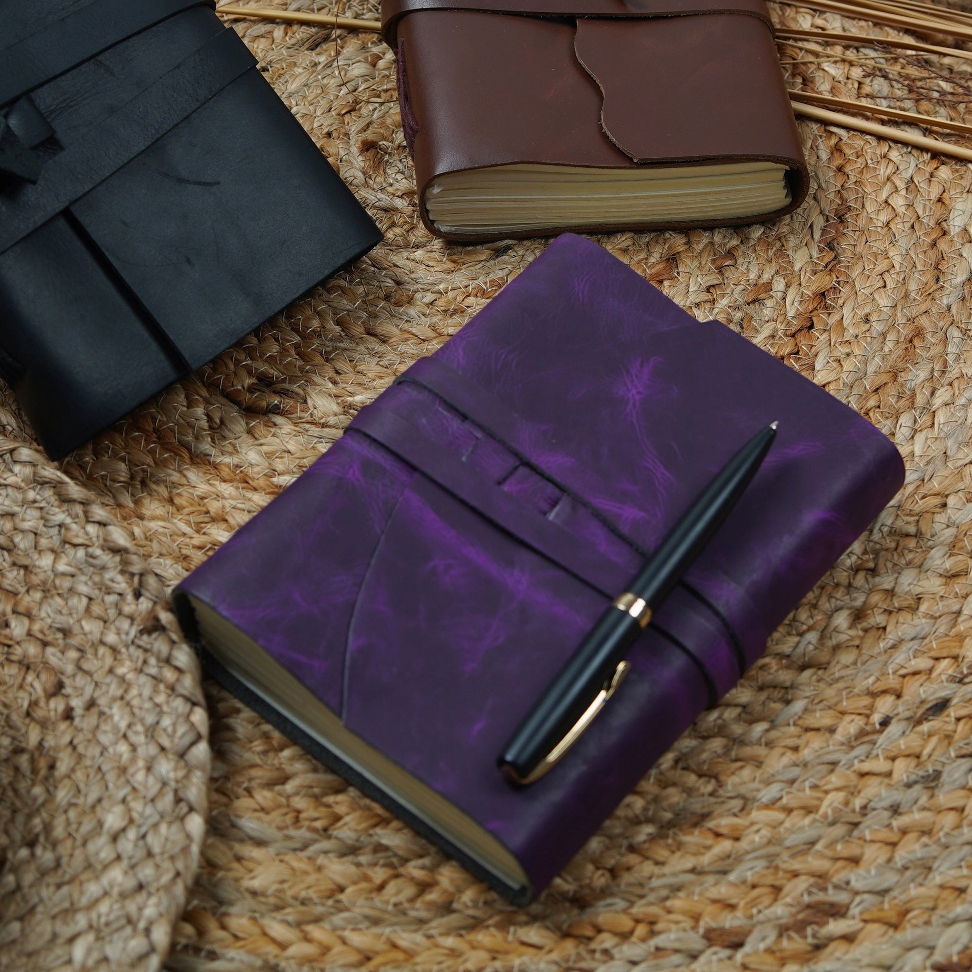 Vintage Leather Journal -  Renaissance Leather Memoir