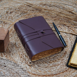 Enchanted Explorer's Vintage Leather Journal Book