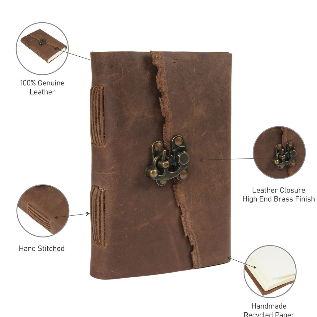 Vintage Leather Journal Book - Artisan's Delight