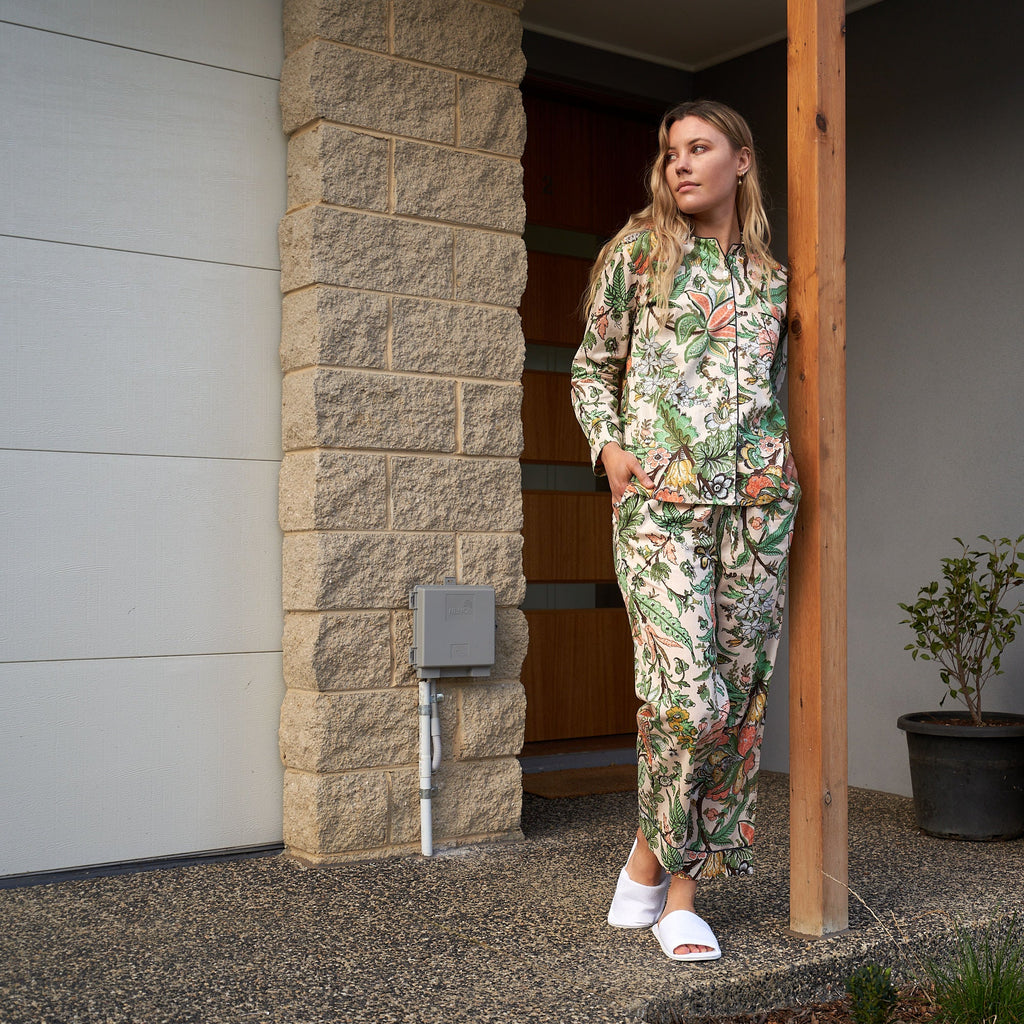 'Enchanting Evening' 100% Cotton Pyjama Set