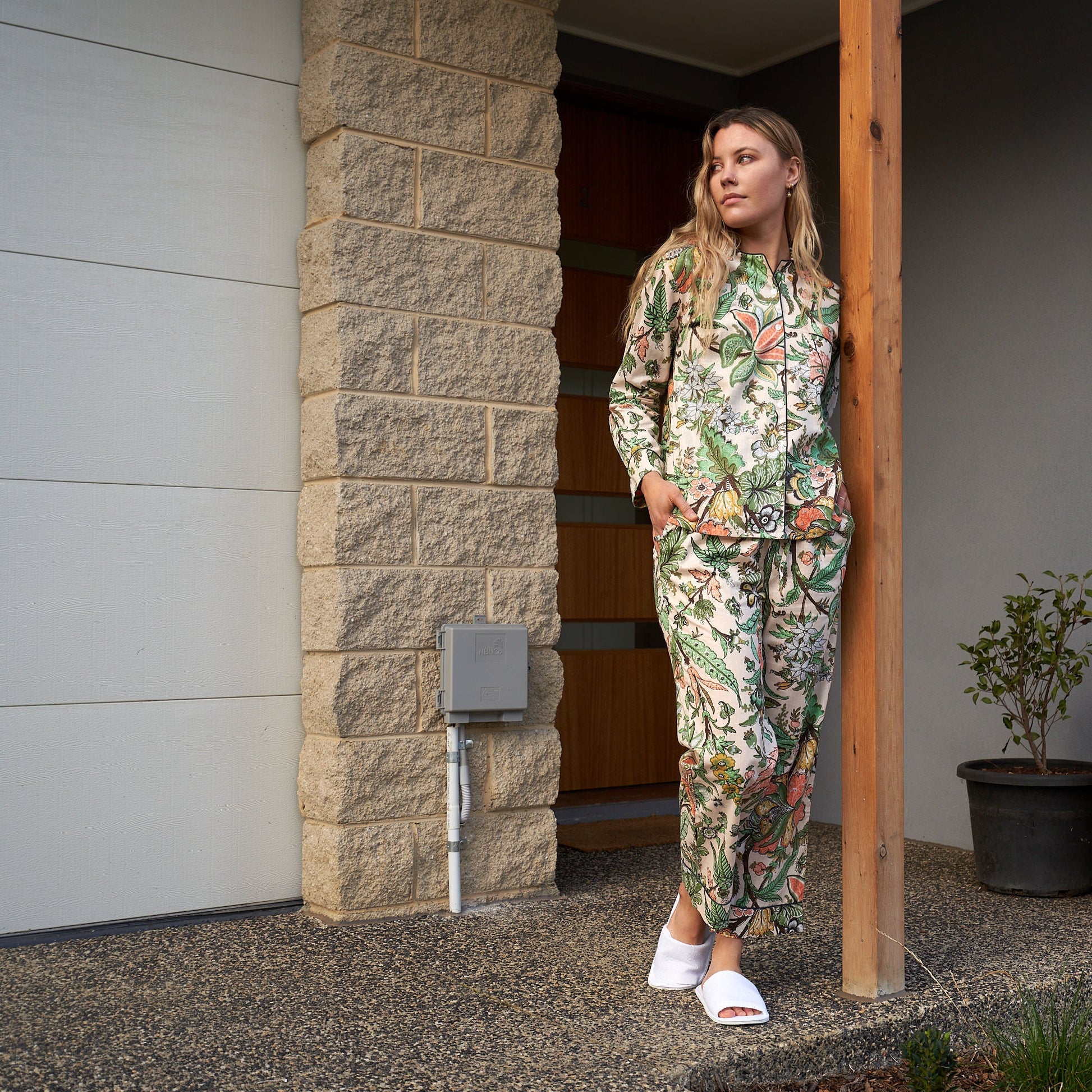 'Enchanting Evening' 100% Cotton Pyjama Set