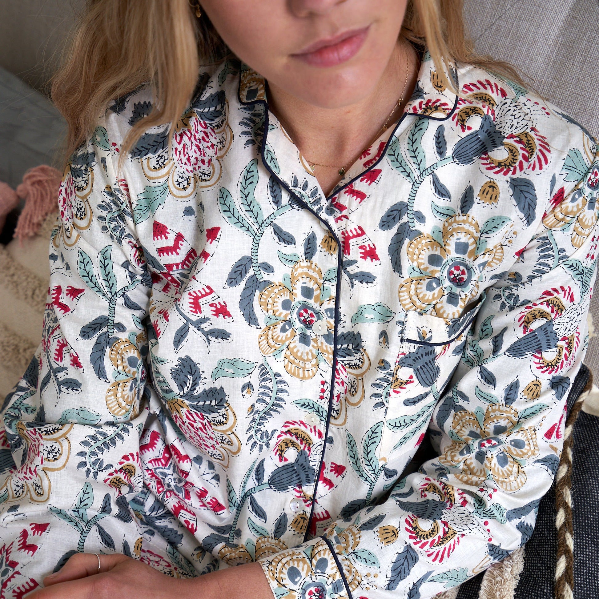 Enchanted Blossoms Bridal Pajama Set