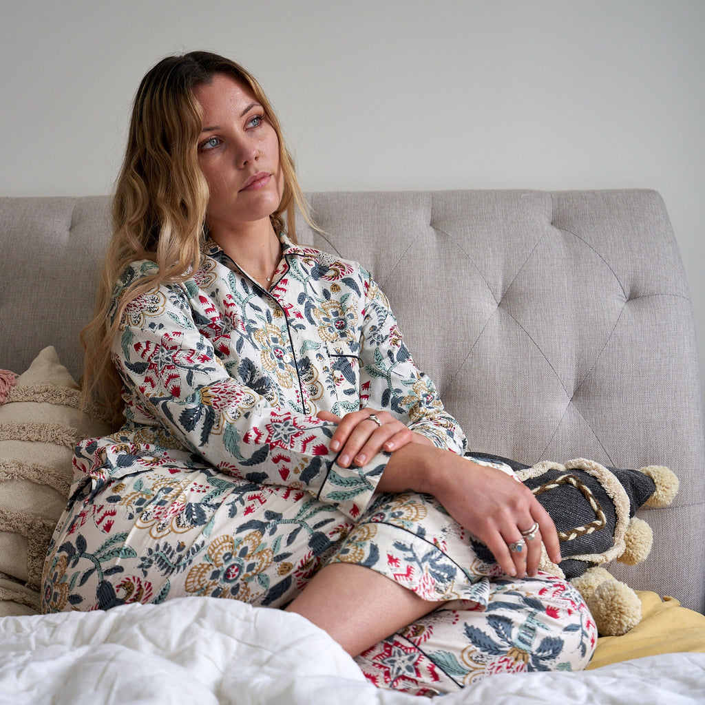 Enchanted Blossoms Bridal Pajama Set