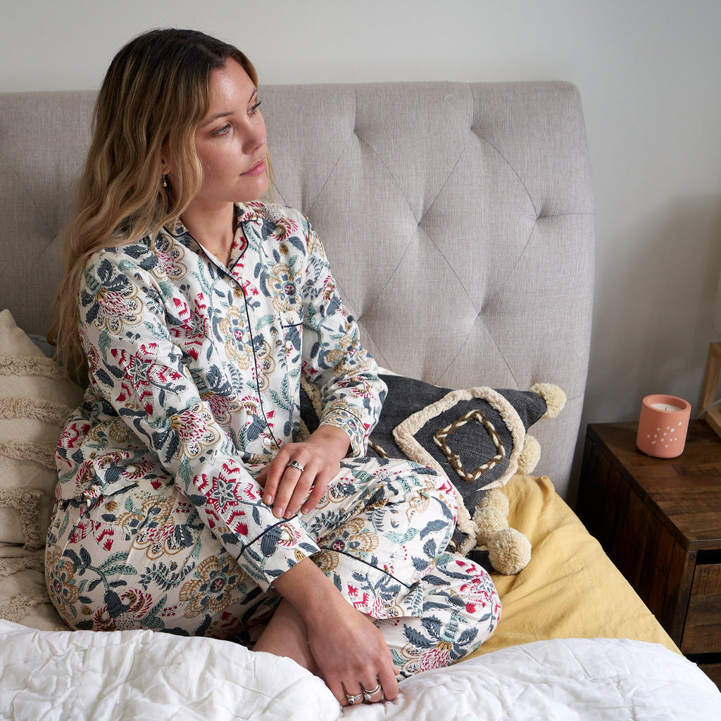 Enchanted Blossoms Bridal Pajama Set