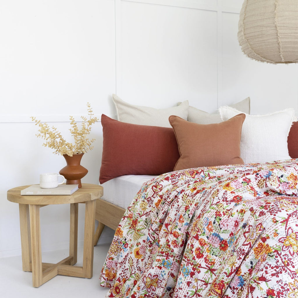 Indian Kantha Quilt Blanket Bedspread Throw Duvet - Arabella