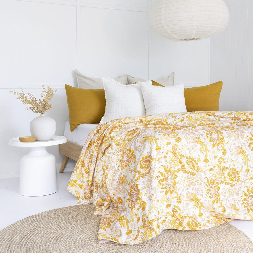 Indian Kantha Quilt Blanket Bedspread Throw Duvet - Atheena