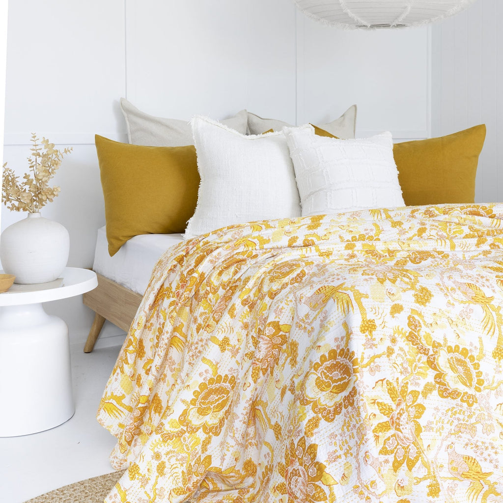 Indian Kantha Quilt Blanket Bedspread Throw Duvet - Atheena