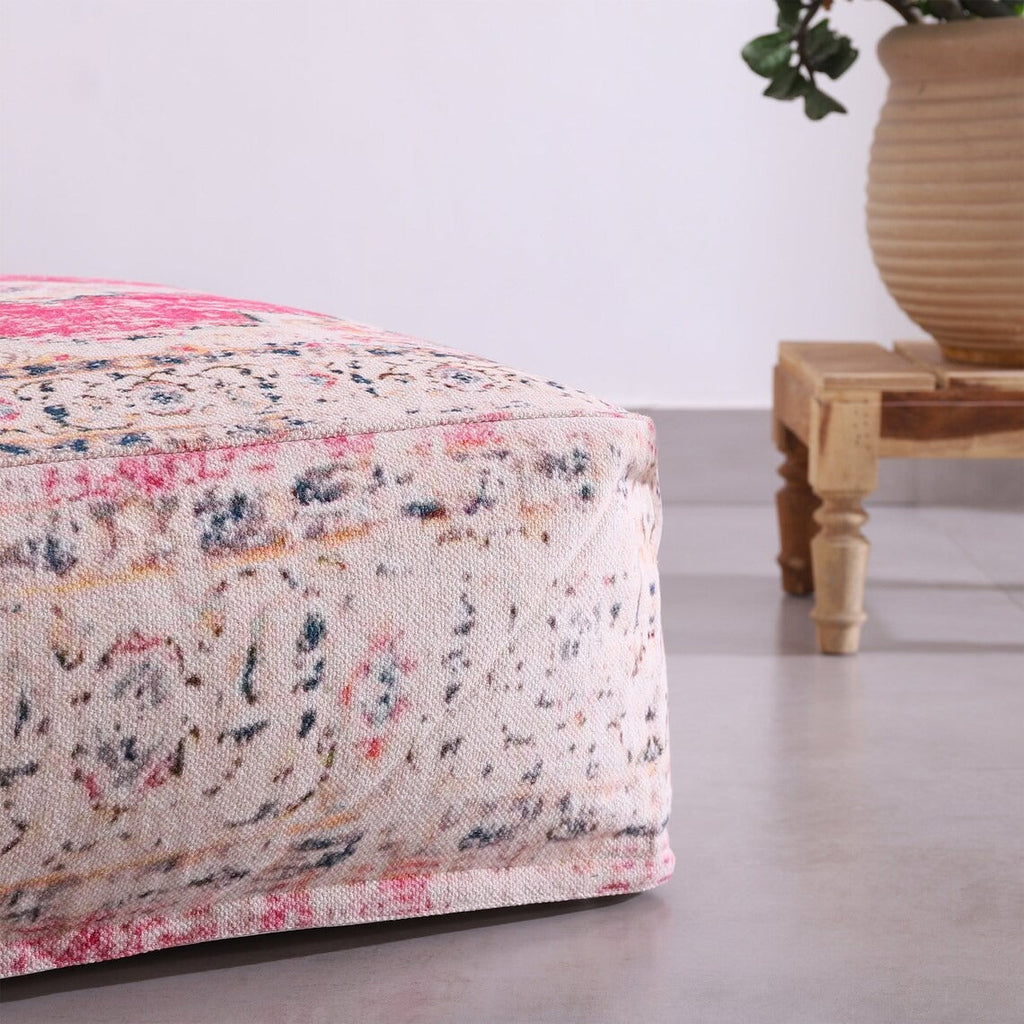 Moroccan Ottoman Cushion Cover, Pouf, Footstool - Grand Delight