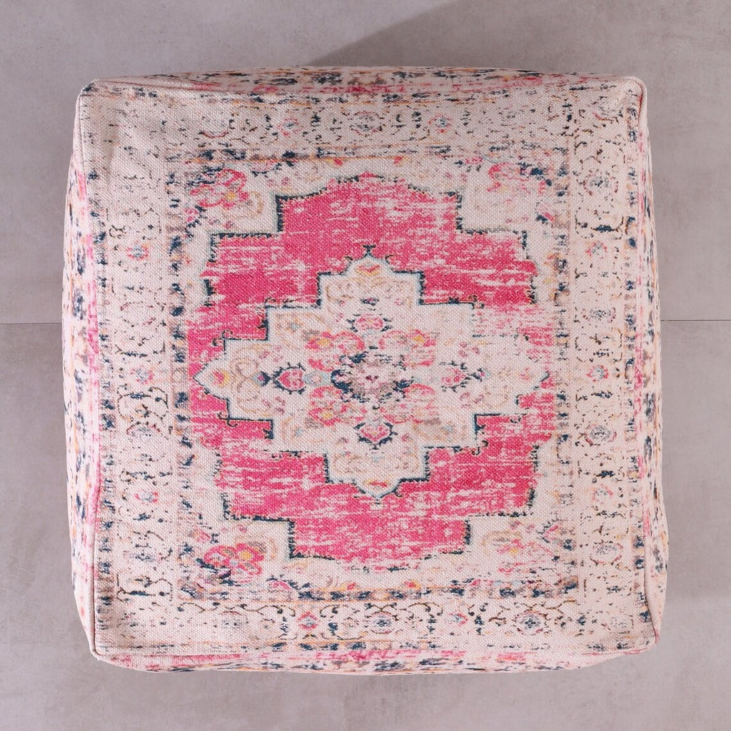 Moroccan Ottoman Cushion Cover, Pouf, Footstool - Grand Delight