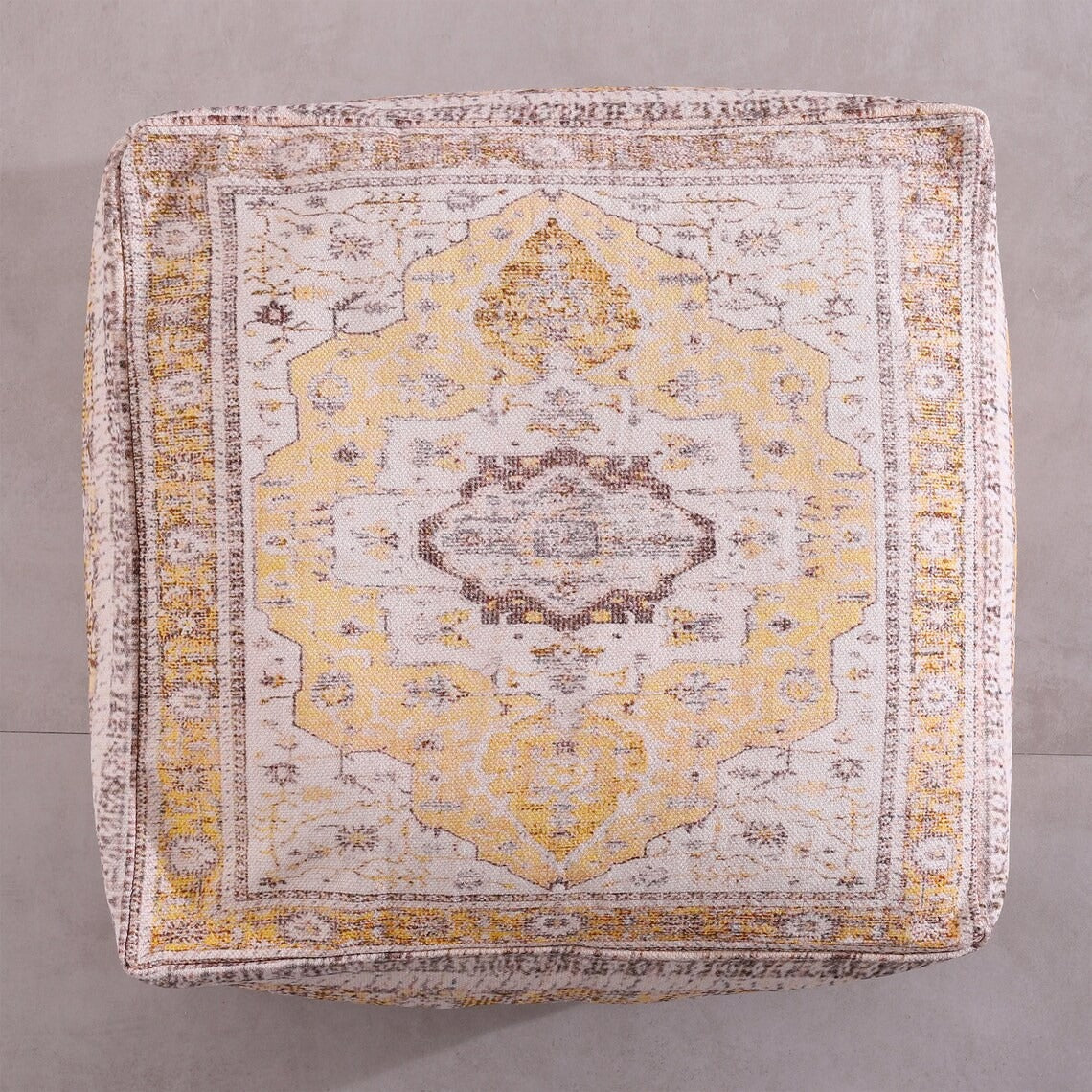 Moroccan Ottoman Cushion Cover, Pouf, Footstool - Empire