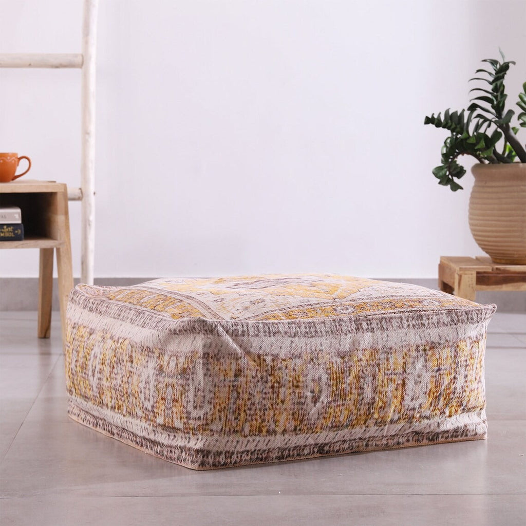 Moroccan Ottoman Cushion Cover, Pouf, Footstool - Empire