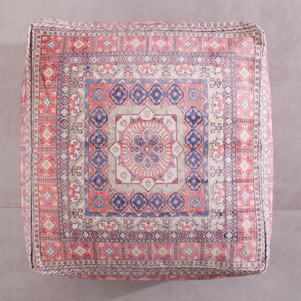 Moroccan Ottoman Cushion Cover, Pouf, Footstool - Breezy