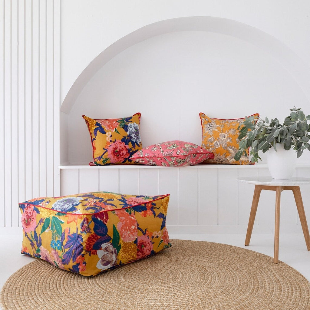 Moroccan Frida Ottoman Cover, Cushion Cover- Enchanted