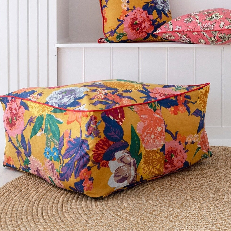Moroccan Frida Ottoman Cover, Cushion Cover- Enchanted