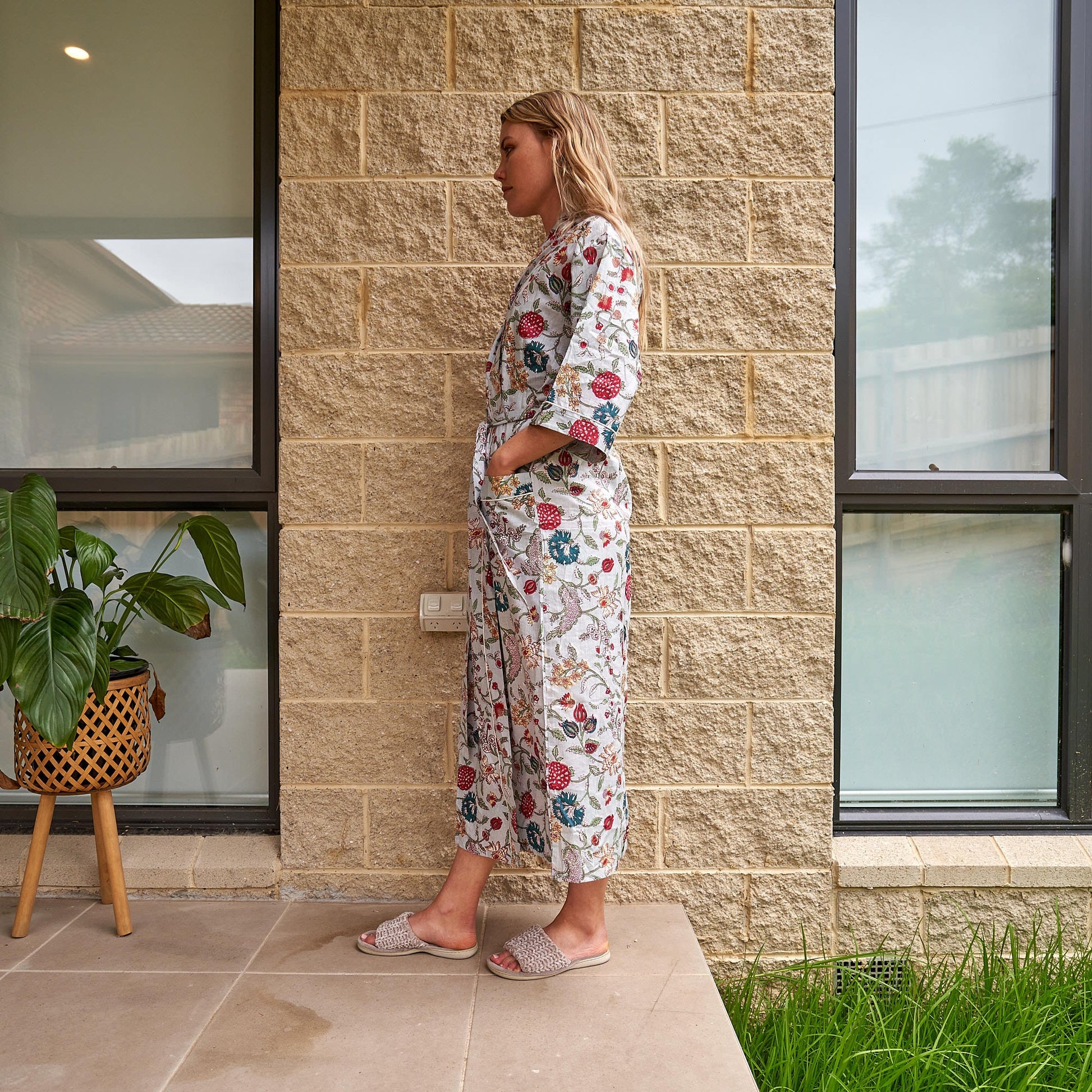 "Frida's Flair" - 100% Cotton Robe