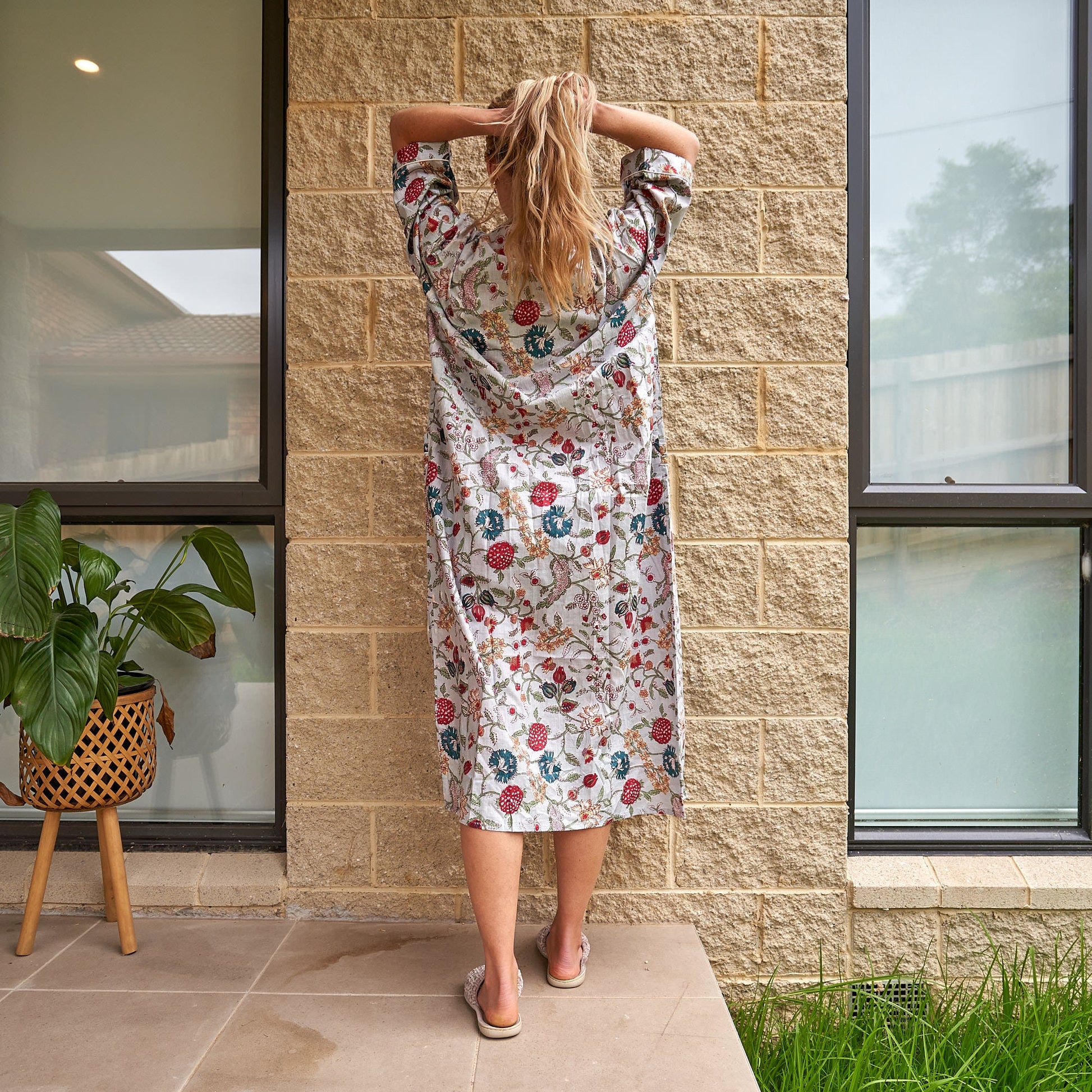 "Frida's Flair" - 100% Cotton Robe