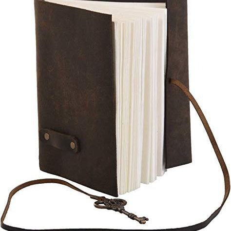 Vintage Leather Journal - Midnight Moonshine